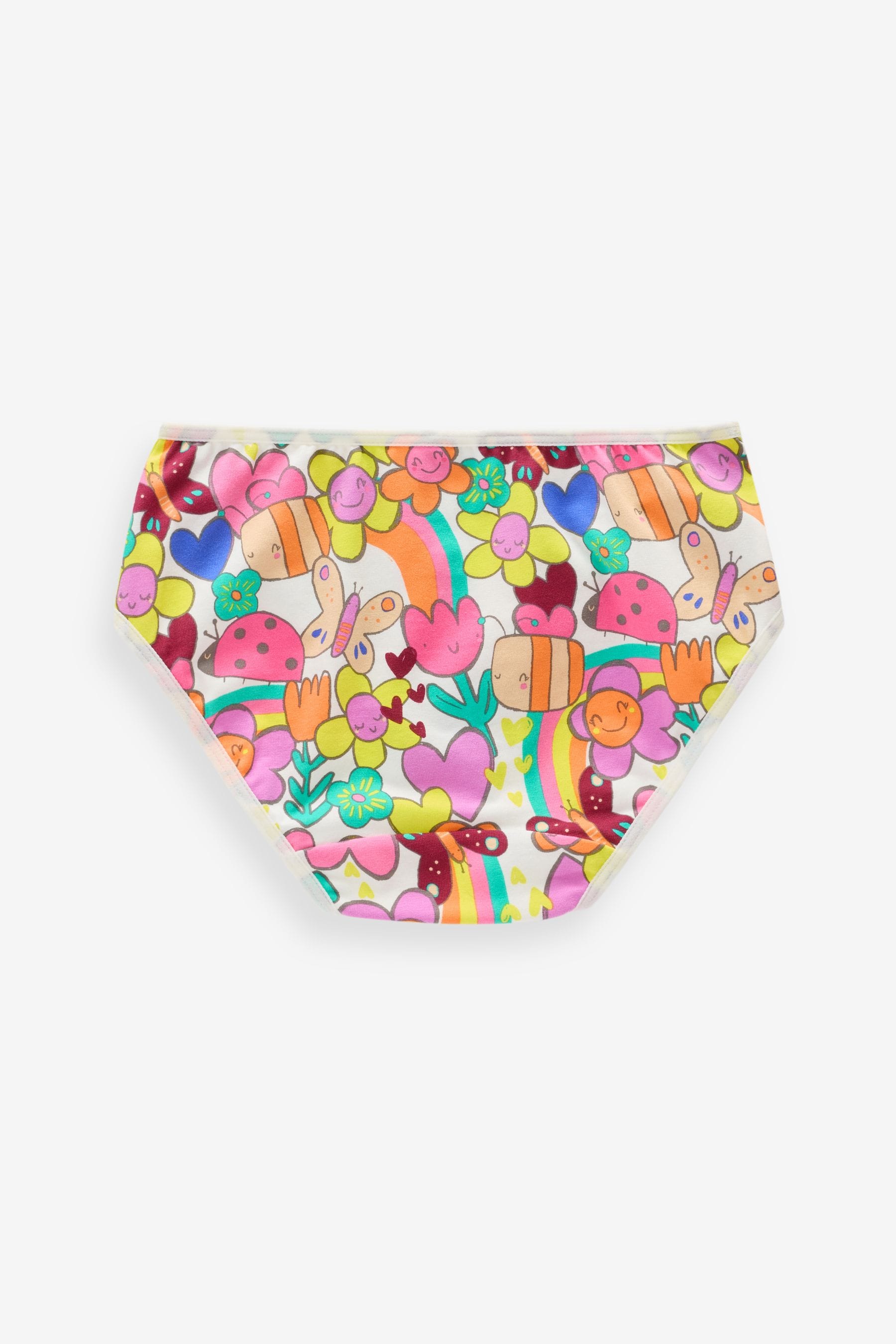 Blue/Pink Character 5 Pack Briefs (1.5-12yrs)