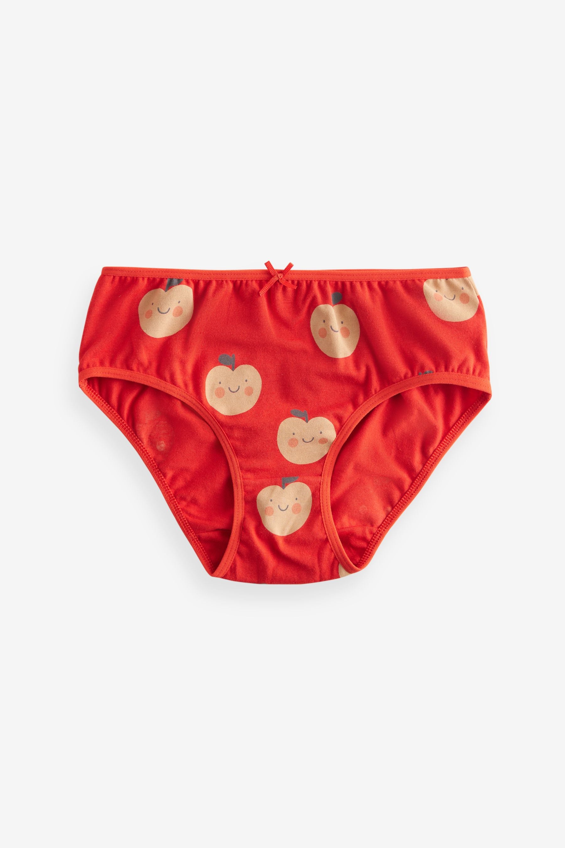 Red Print Briefs 7 Pack (1.5-16yrs)