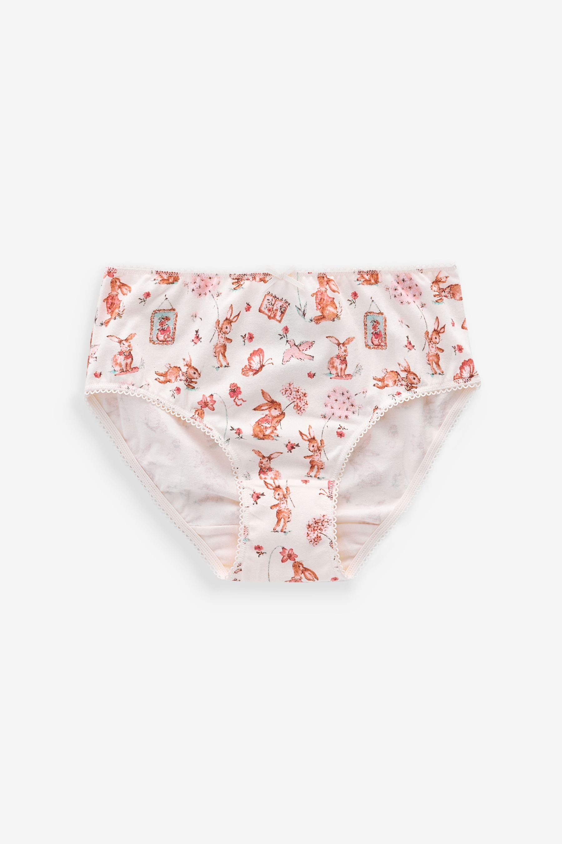 Red/Cream Print Briefs 7 Pack (1.5-16yrs)