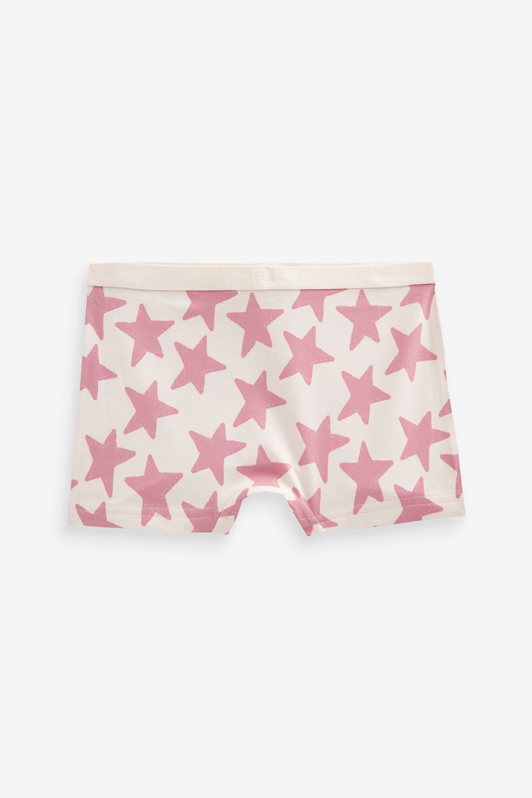 Pink Stampy Short Briefs 5 Pack (2-16yrs)