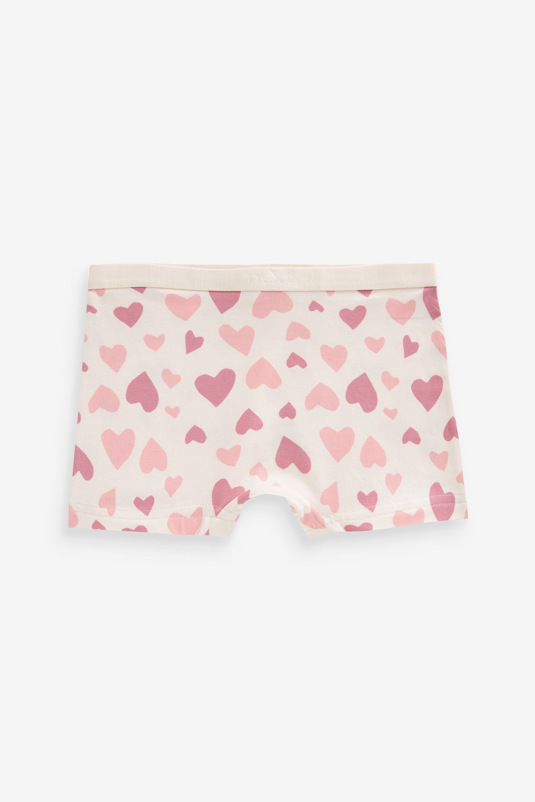 Pink Stampy Short Briefs 5 Pack (2-16yrs)