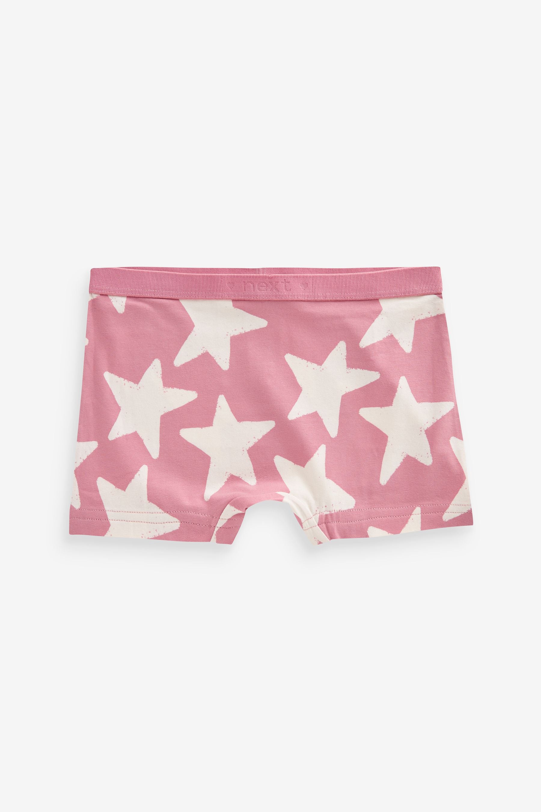 Pink Stampy Short Briefs 5 Pack (2-16yrs)