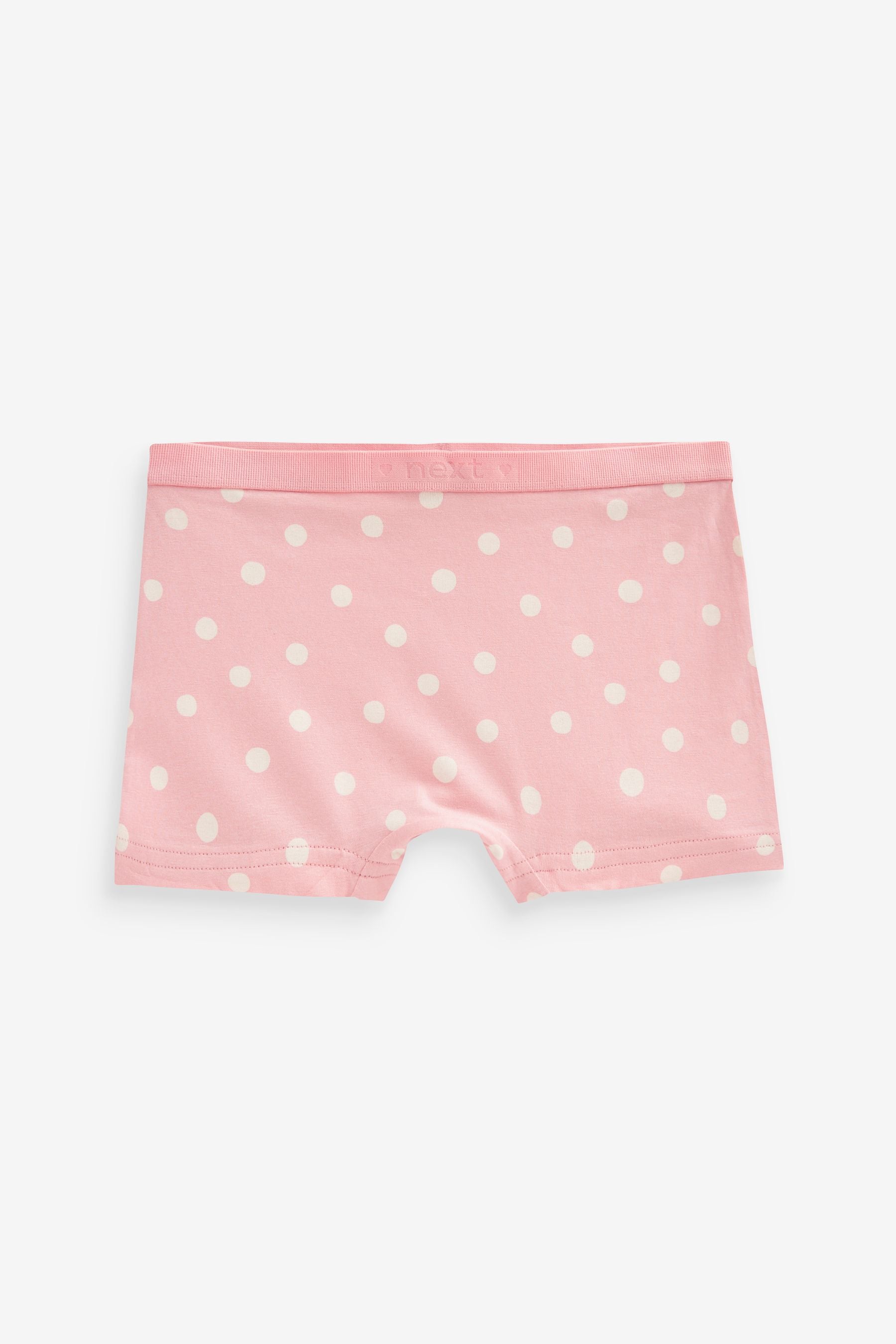 Pink Stampy Short Briefs 5 Pack (2-16yrs)