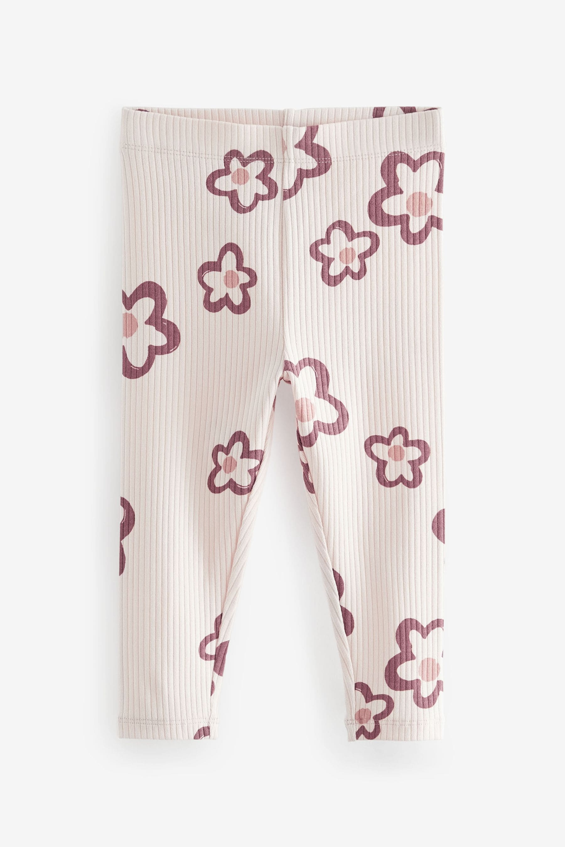 Neutral Printed Leggings 4 Pack (3mths-7yrs)