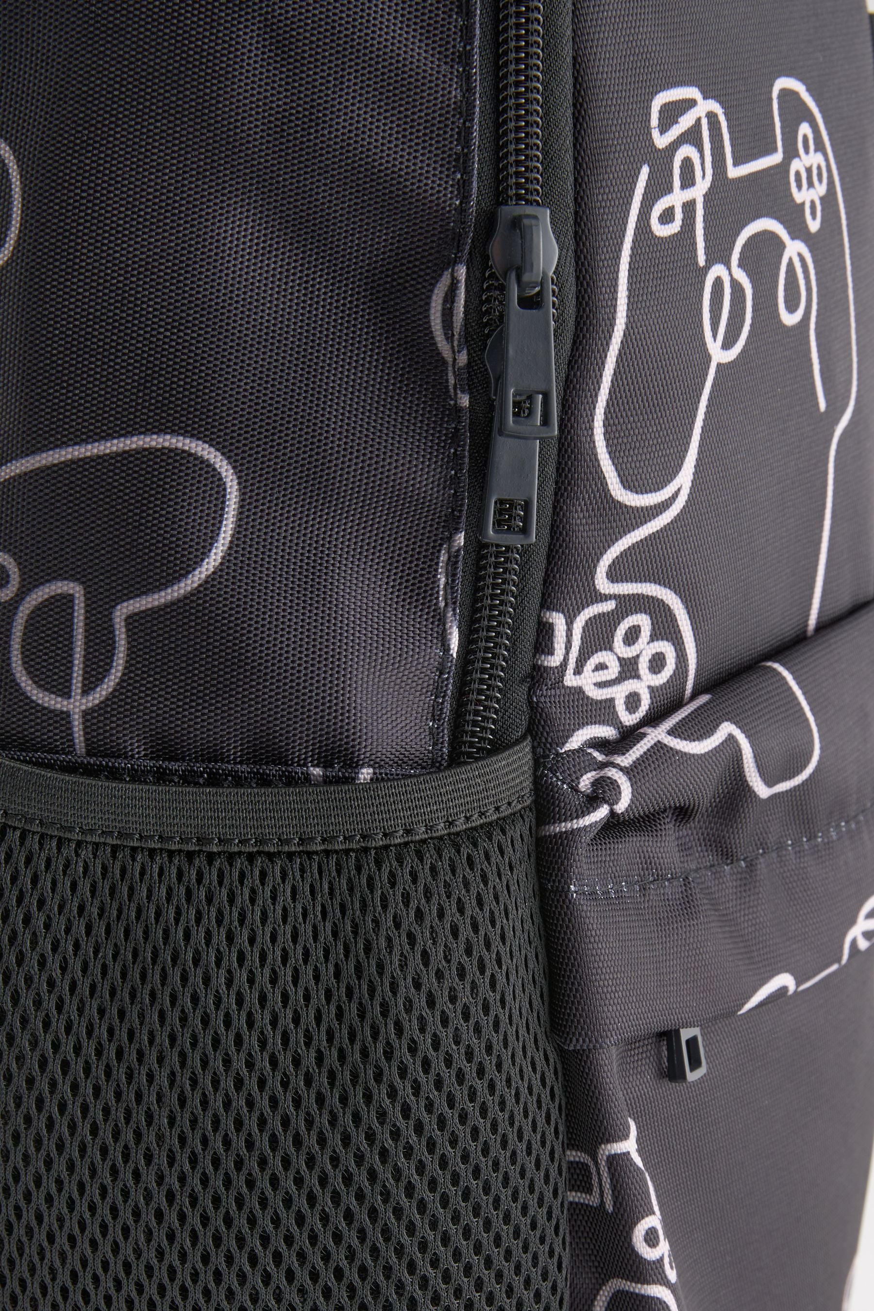 Gamer Print Printed Backpack