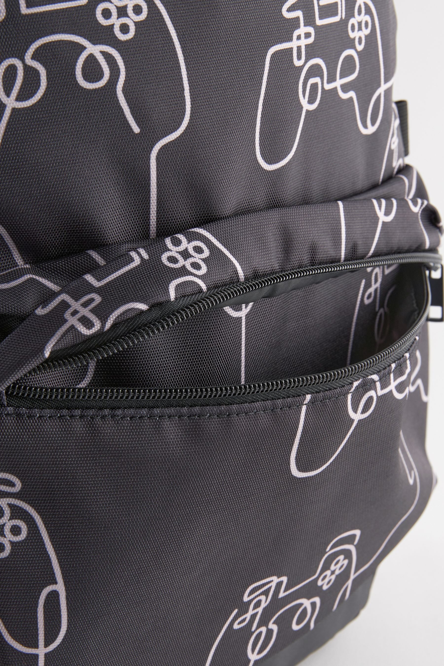 Gamer Print Printed Backpack