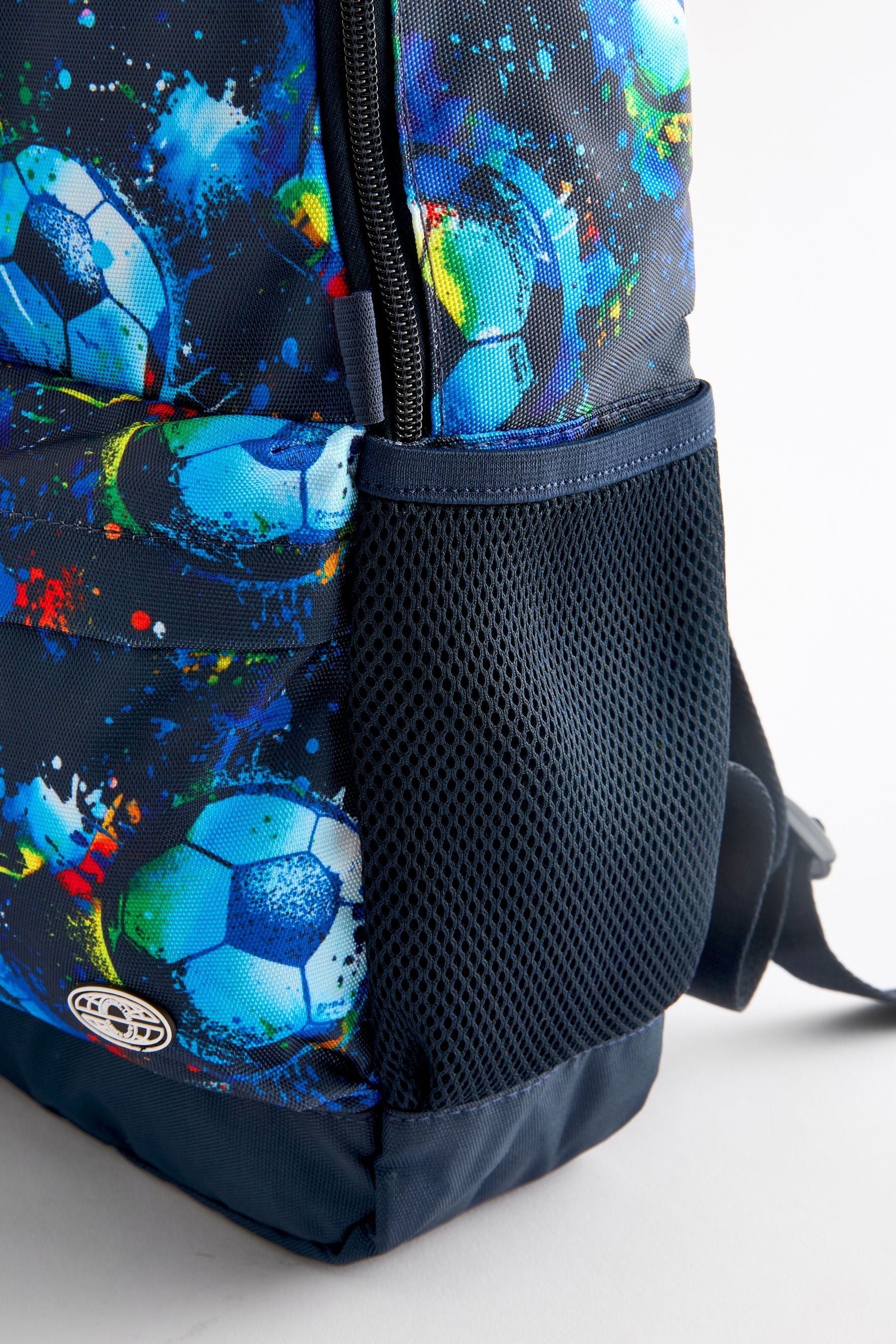 Football Print Backpack