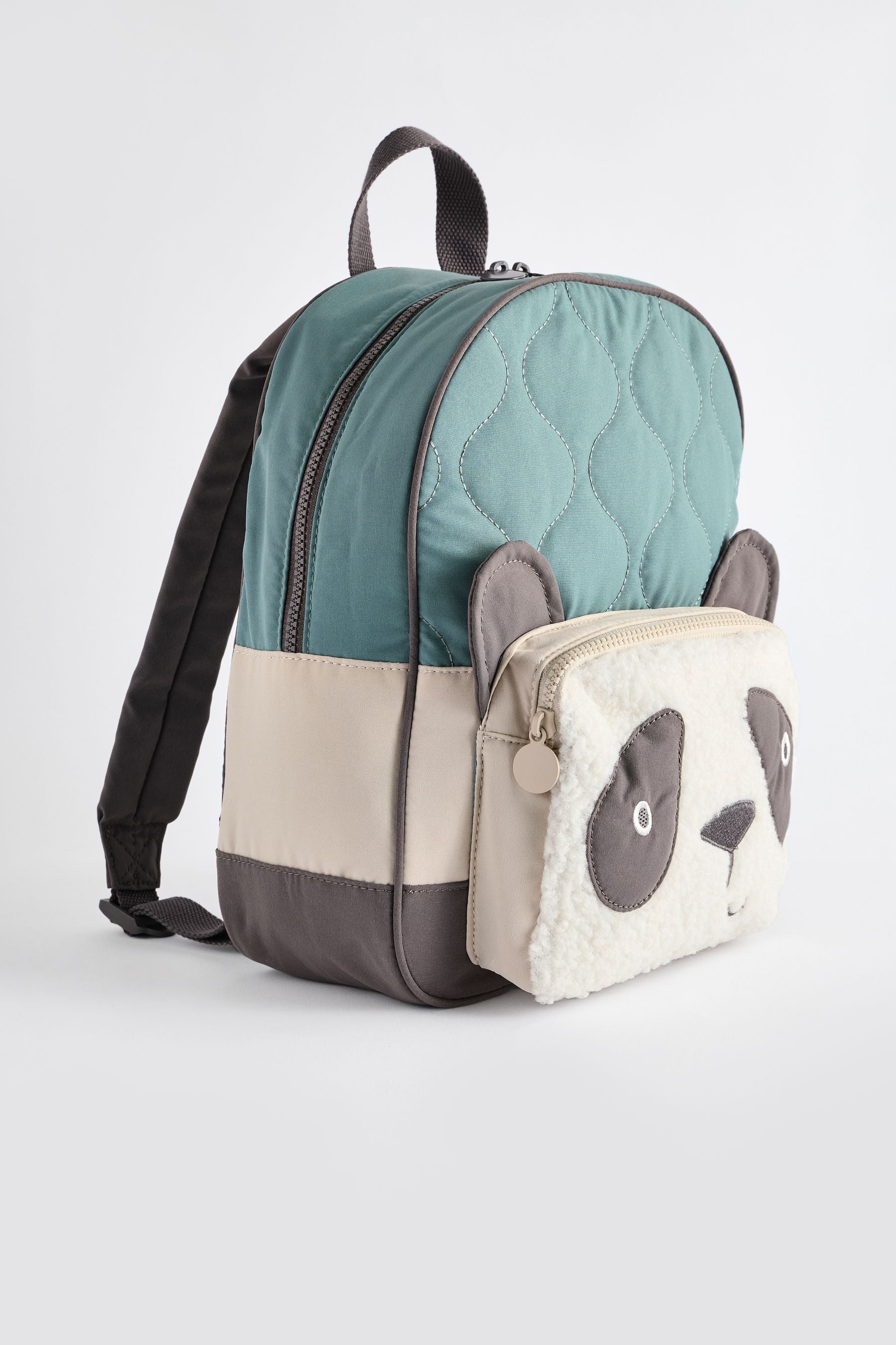 Teal/Ecru Panda Backpack