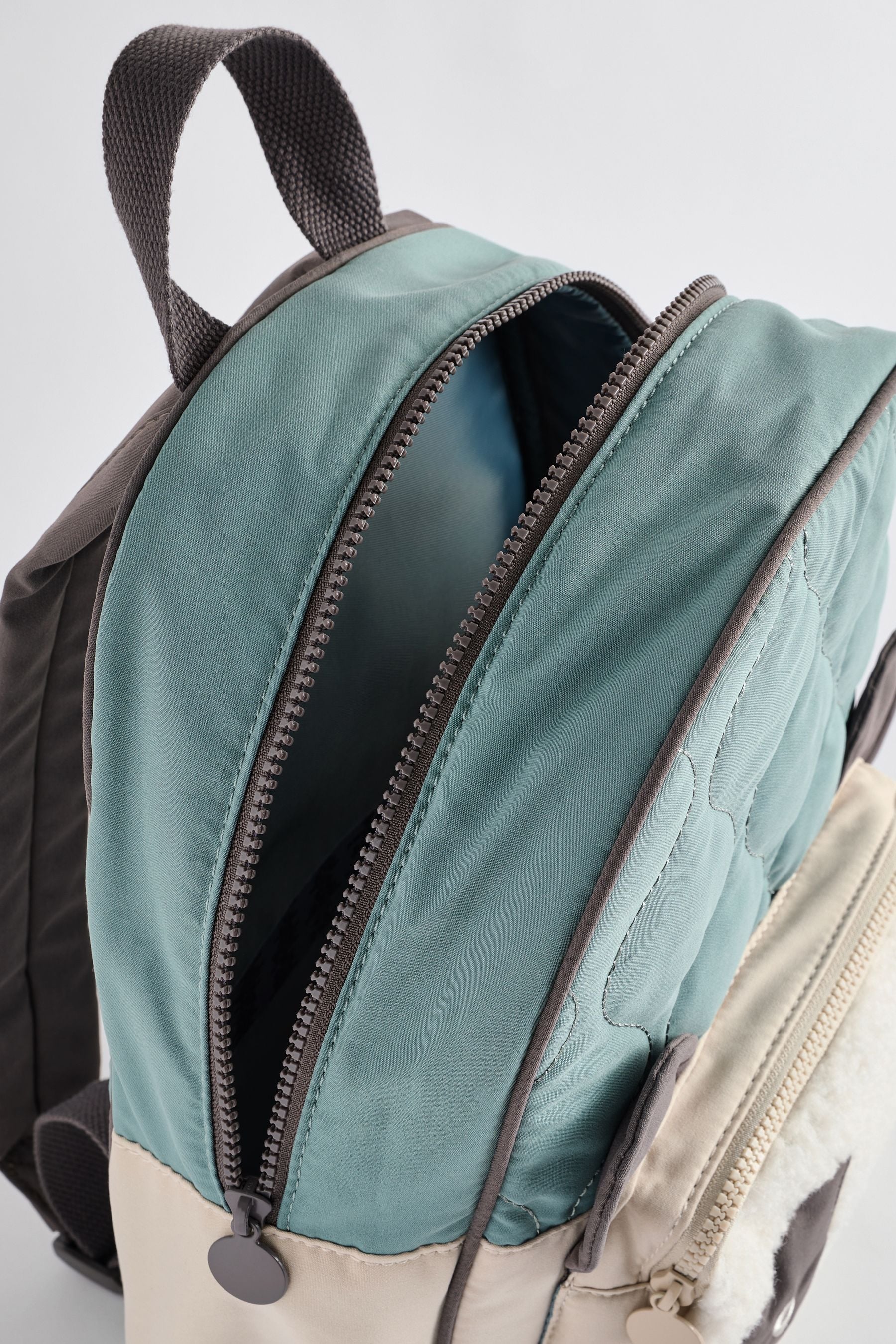 Teal/Ecru Panda Backpack