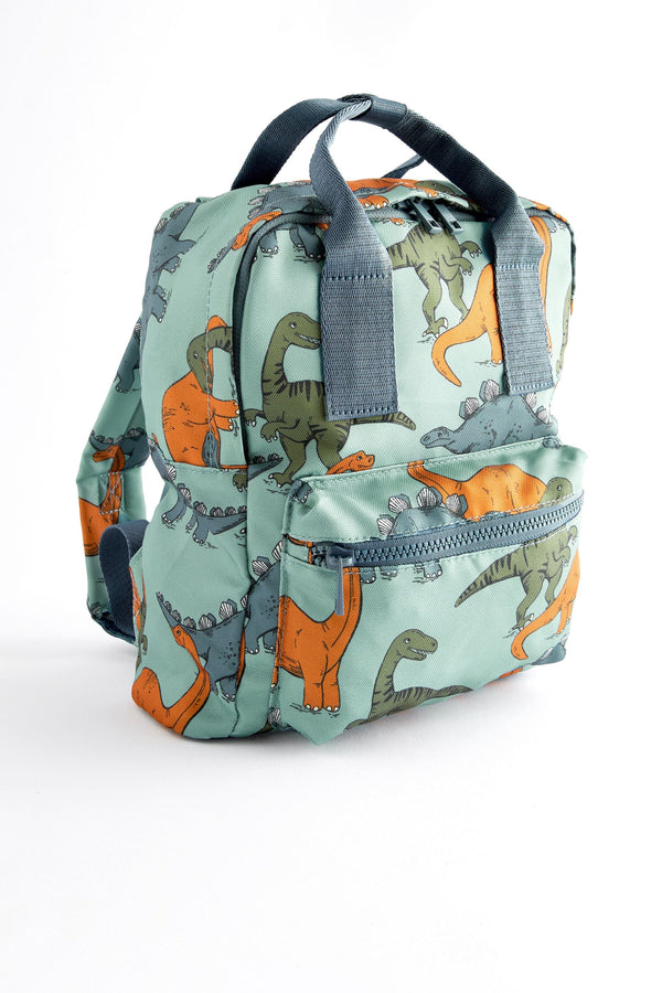 Dino Print Small Handle Backpack