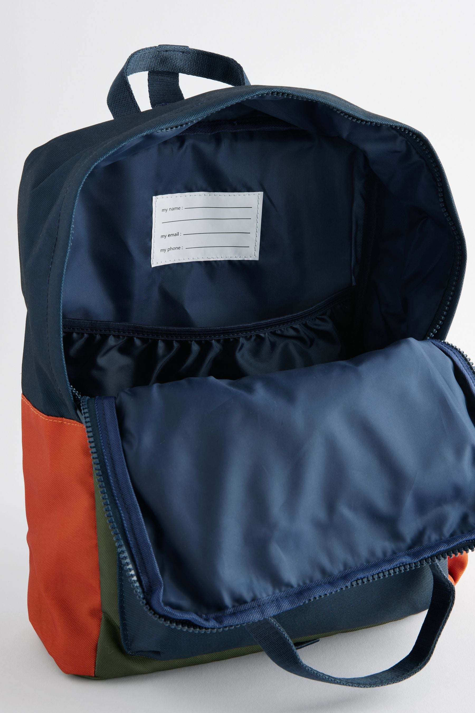 Colourblock Handle Backpack