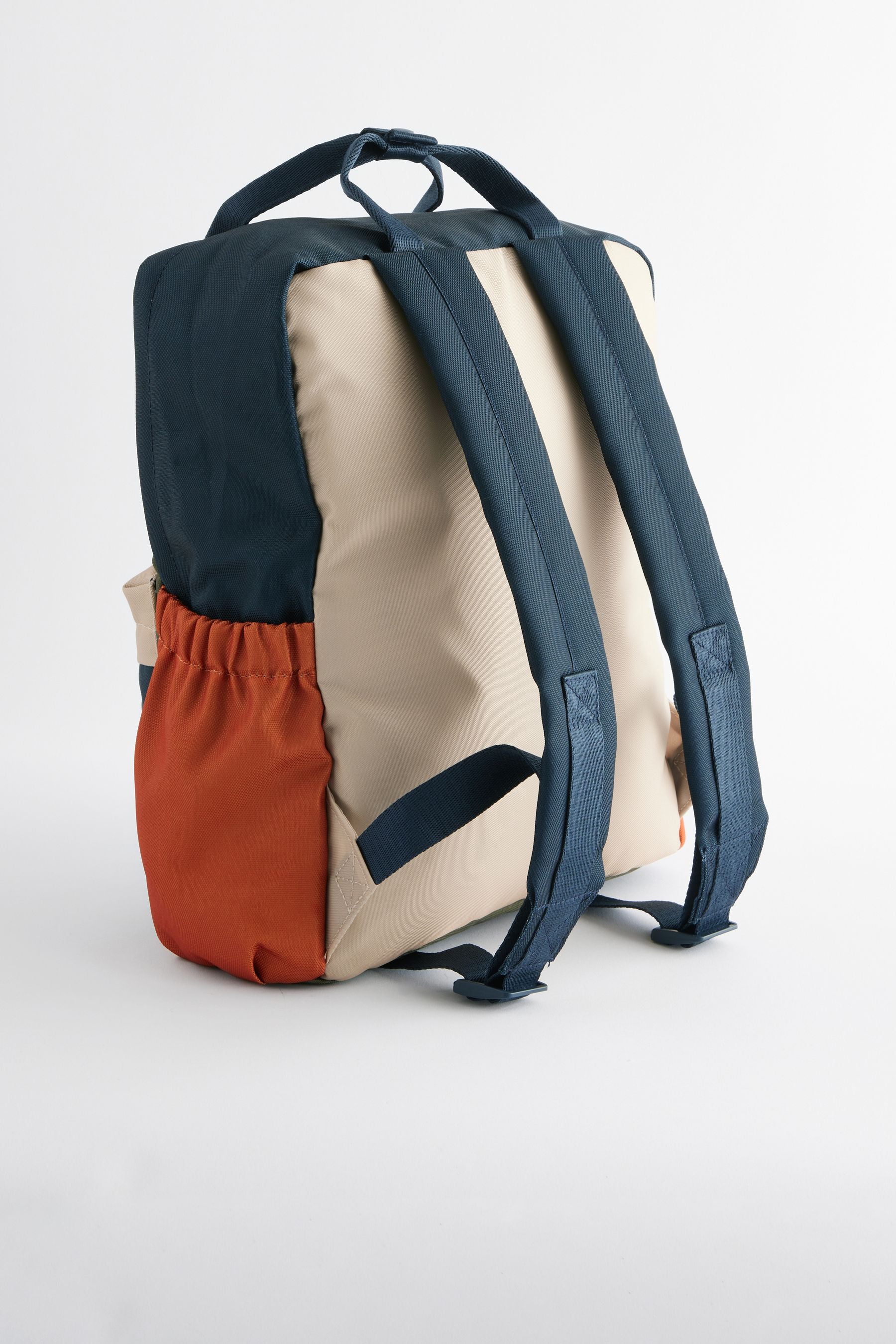 Colourblock Handle Backpack