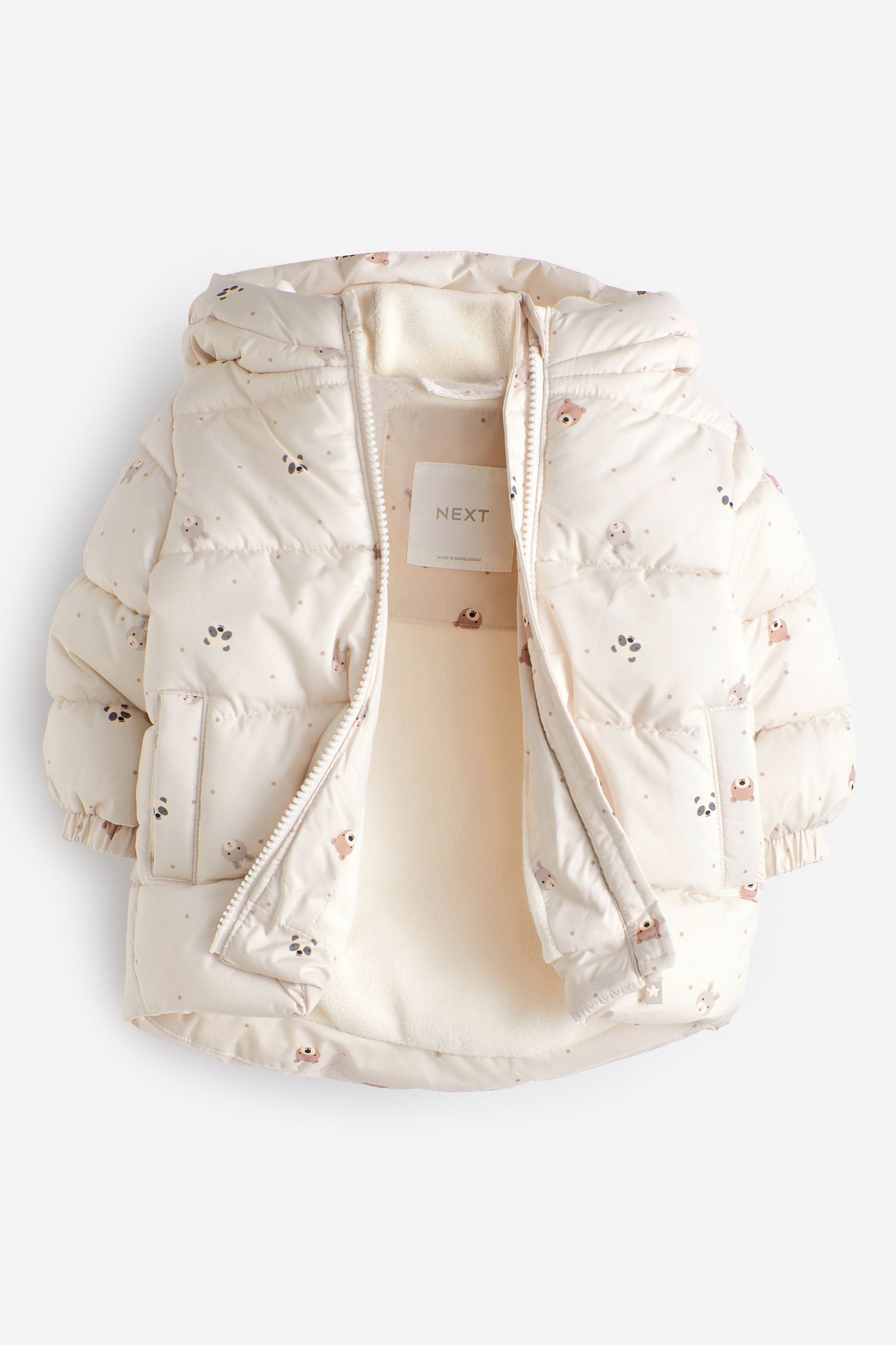 Neutral Shower Resistant Padded Coat (3mths-7yrs)