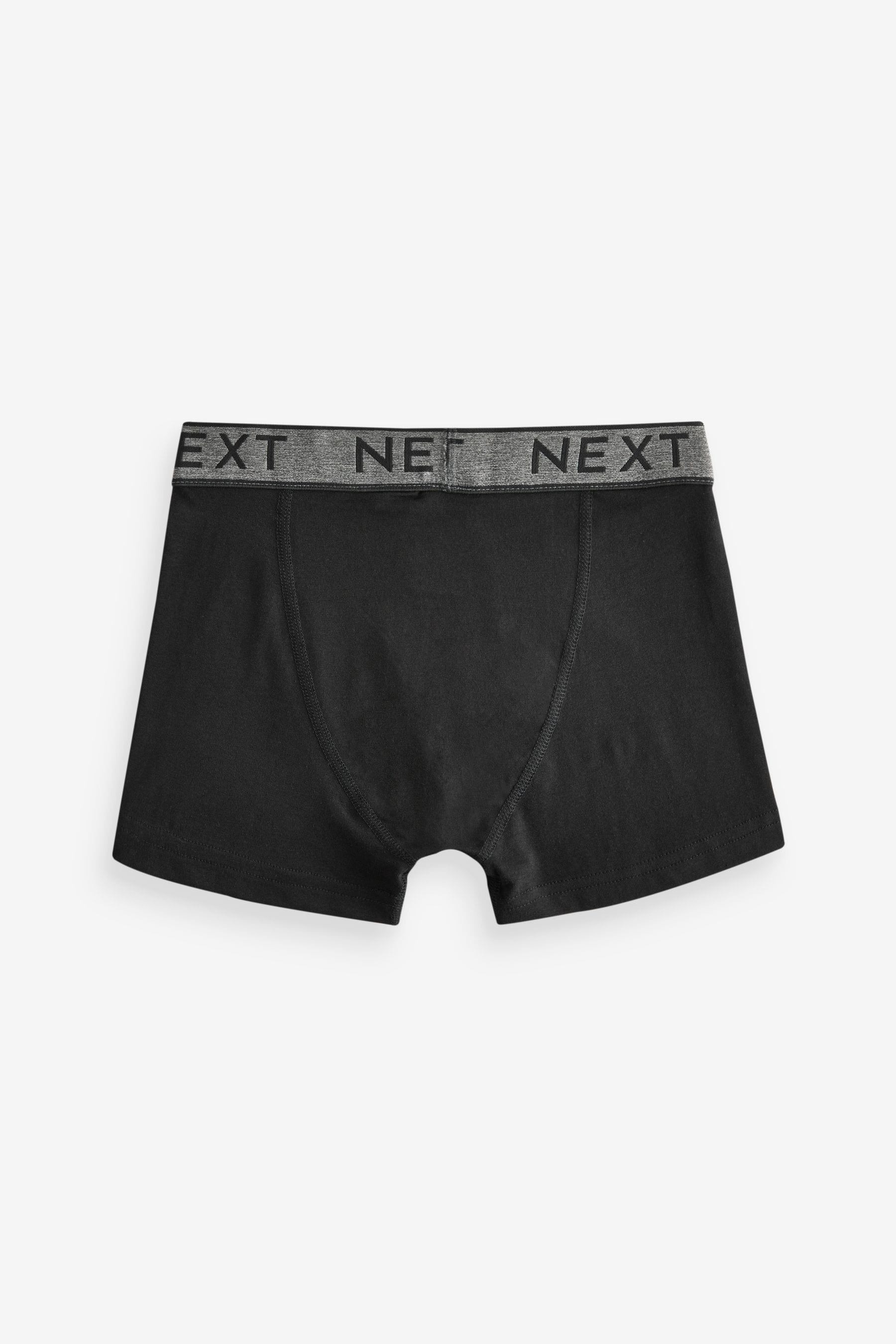 Black A-Front Trunks 5 Pack (7-16yrs)