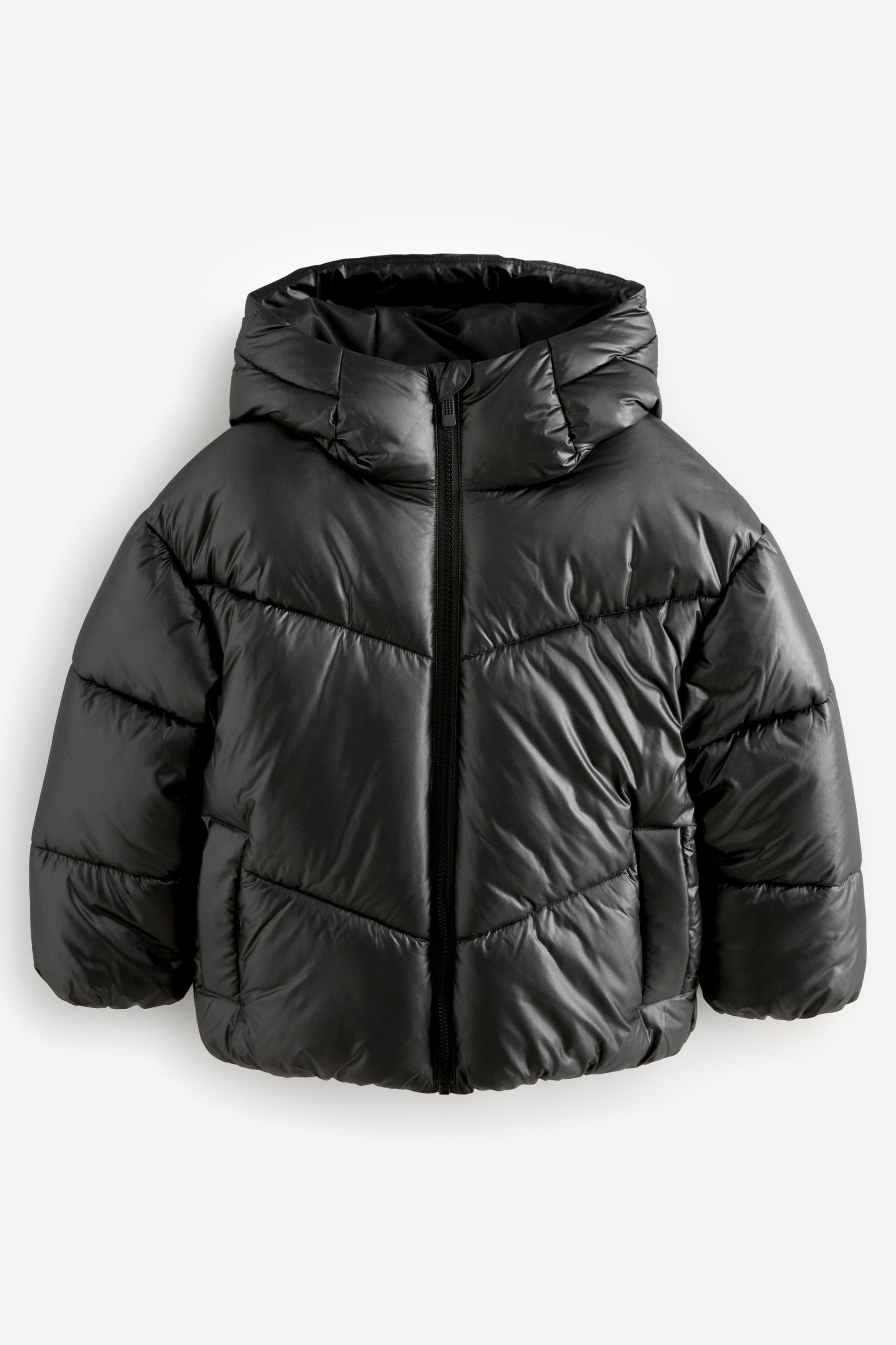 Black Padded Puffer Jacket (3-17yrs)