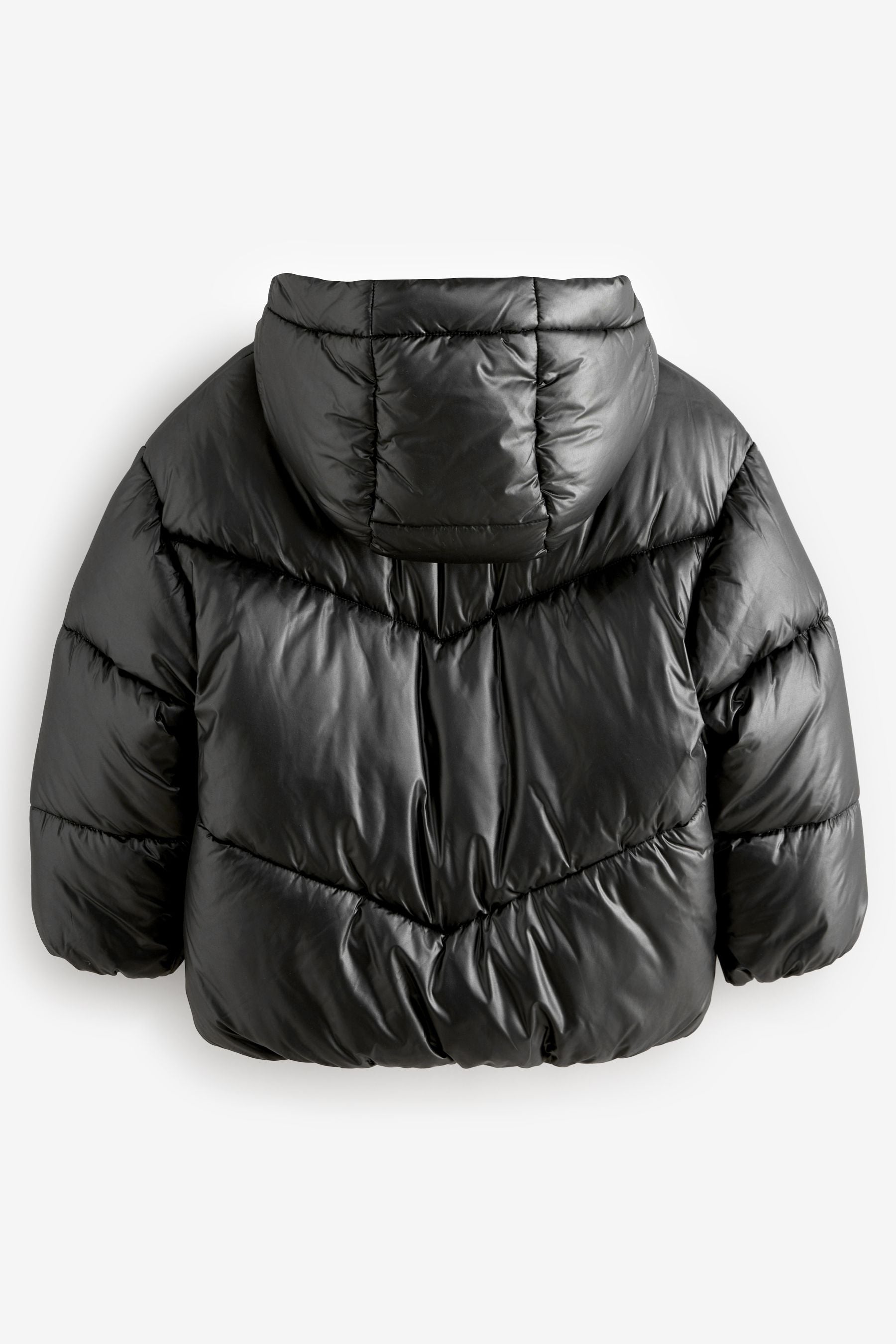 Black Padded Puffer Jacket (3-17yrs)