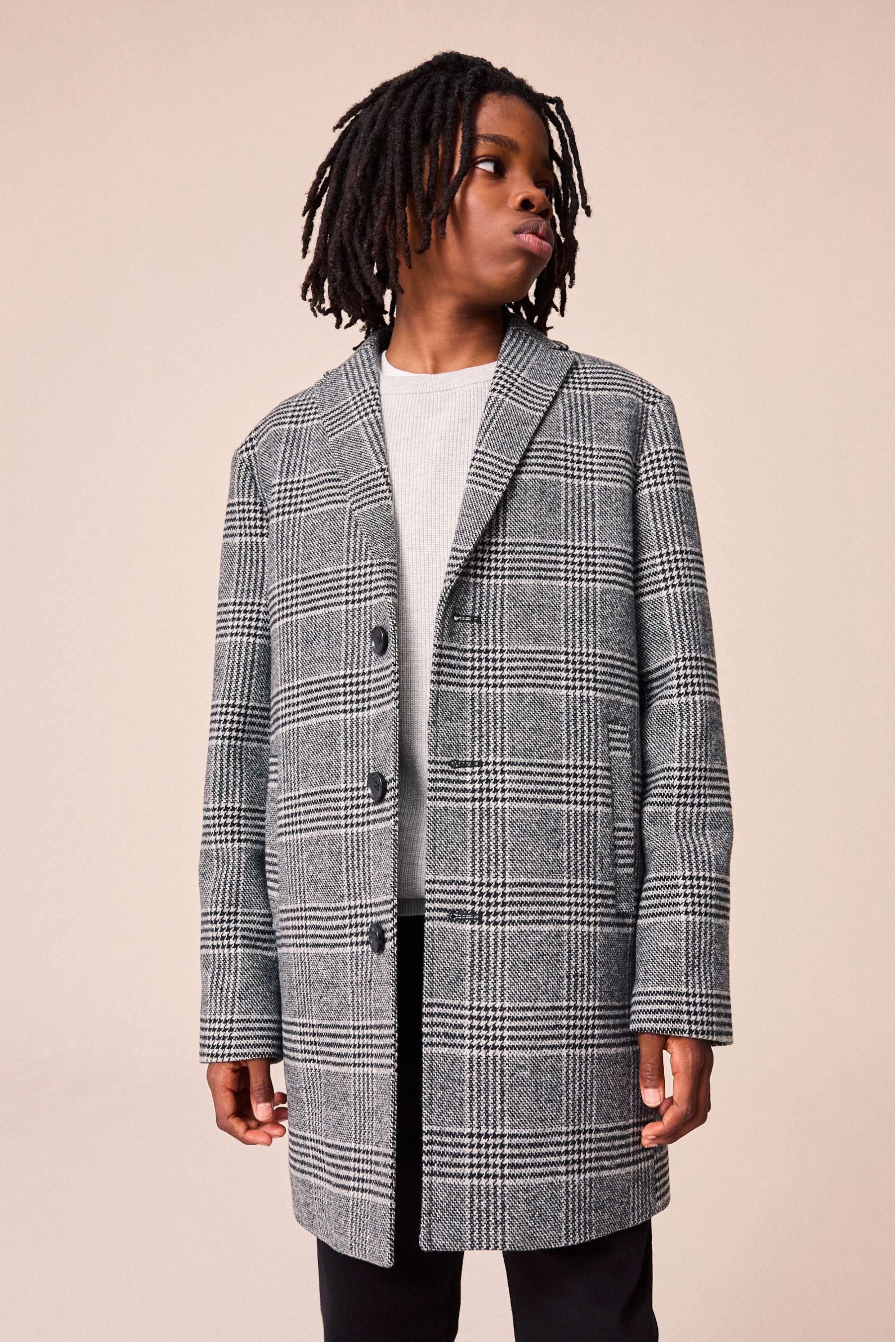 Monochrome Monochrome Overcoat (12mths-16yrs)