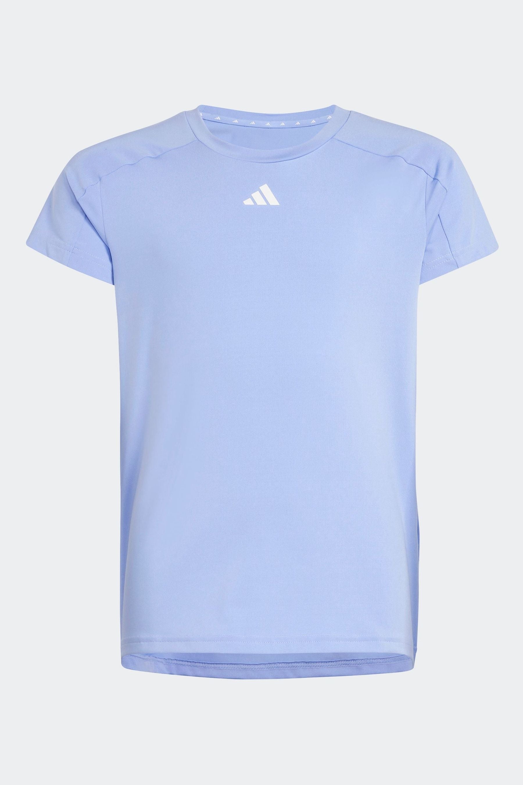 adidas Blue Kids Train Essentials T-Shirt and Shorts Set