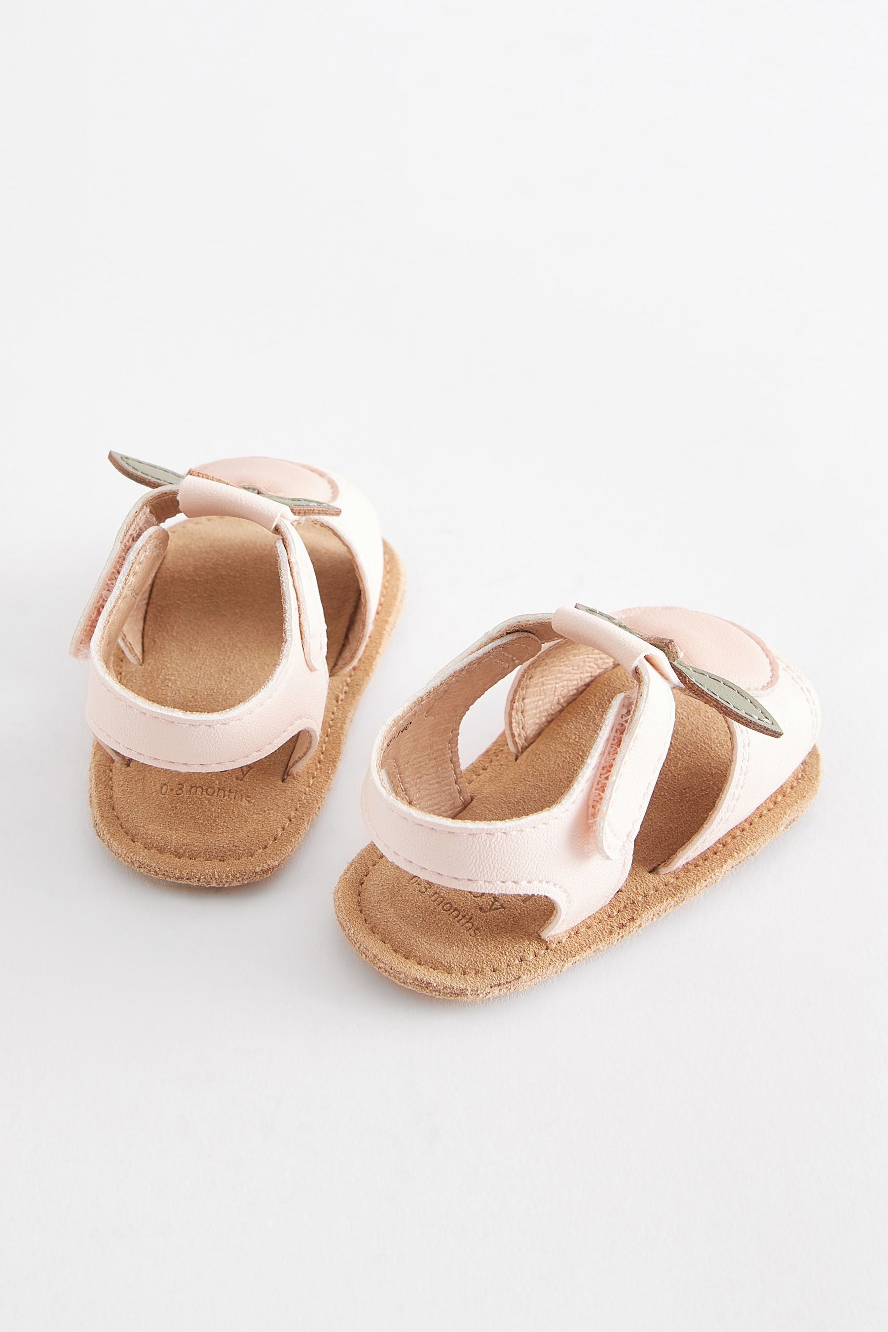 Peach Pink Character Baby Sandals (0-24mths)