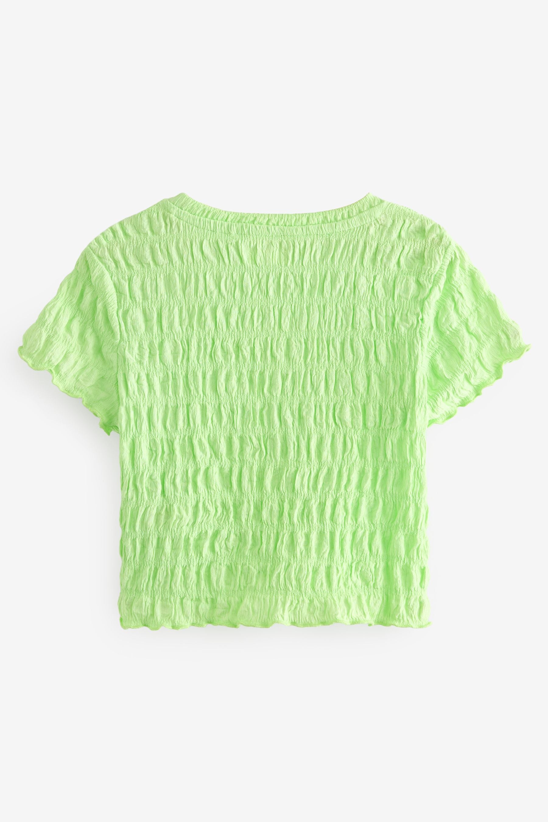 Green Textured Top (3-16yrs)