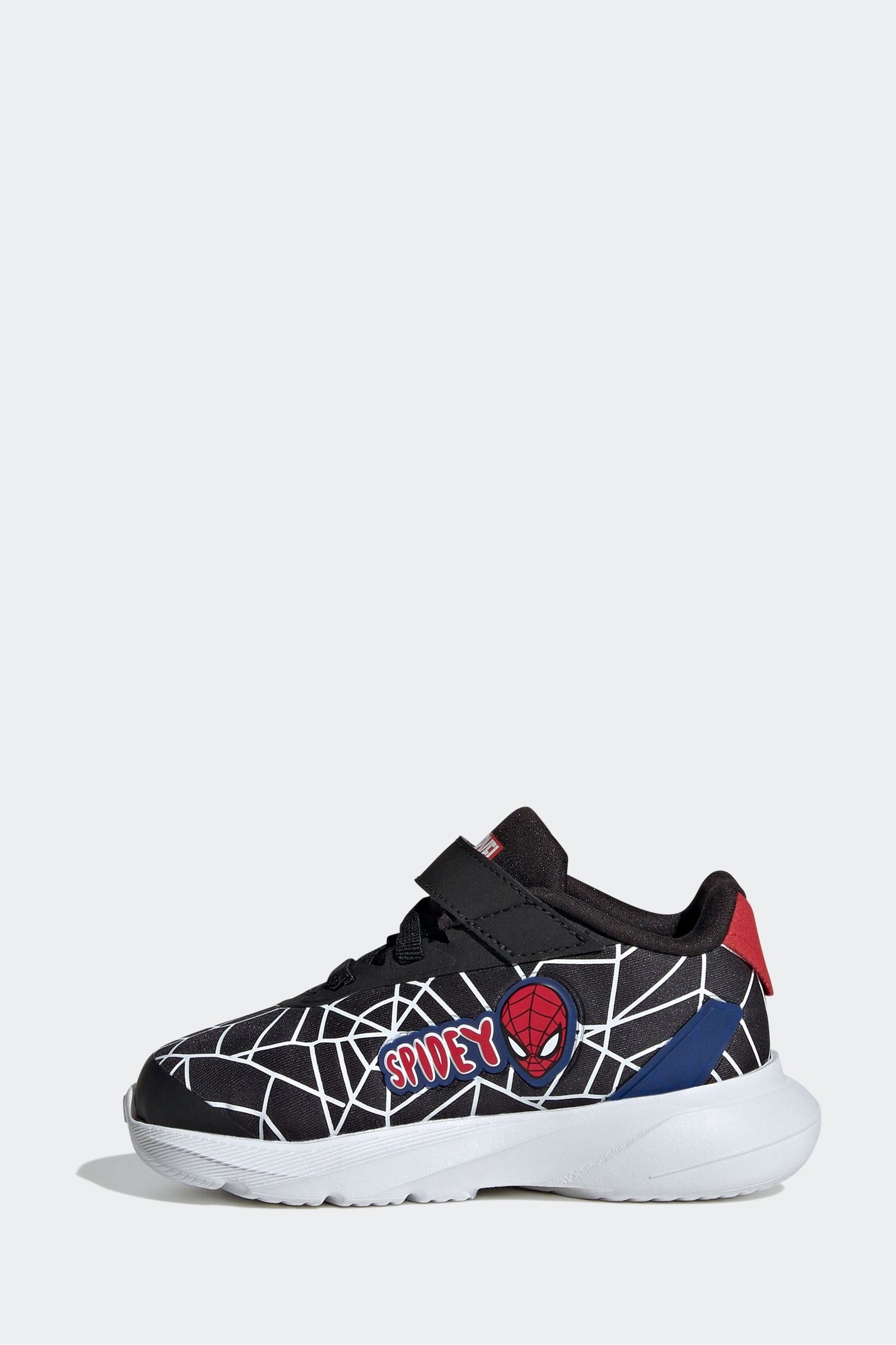 Black adidas Spiderman Marvel Duramo Trainers