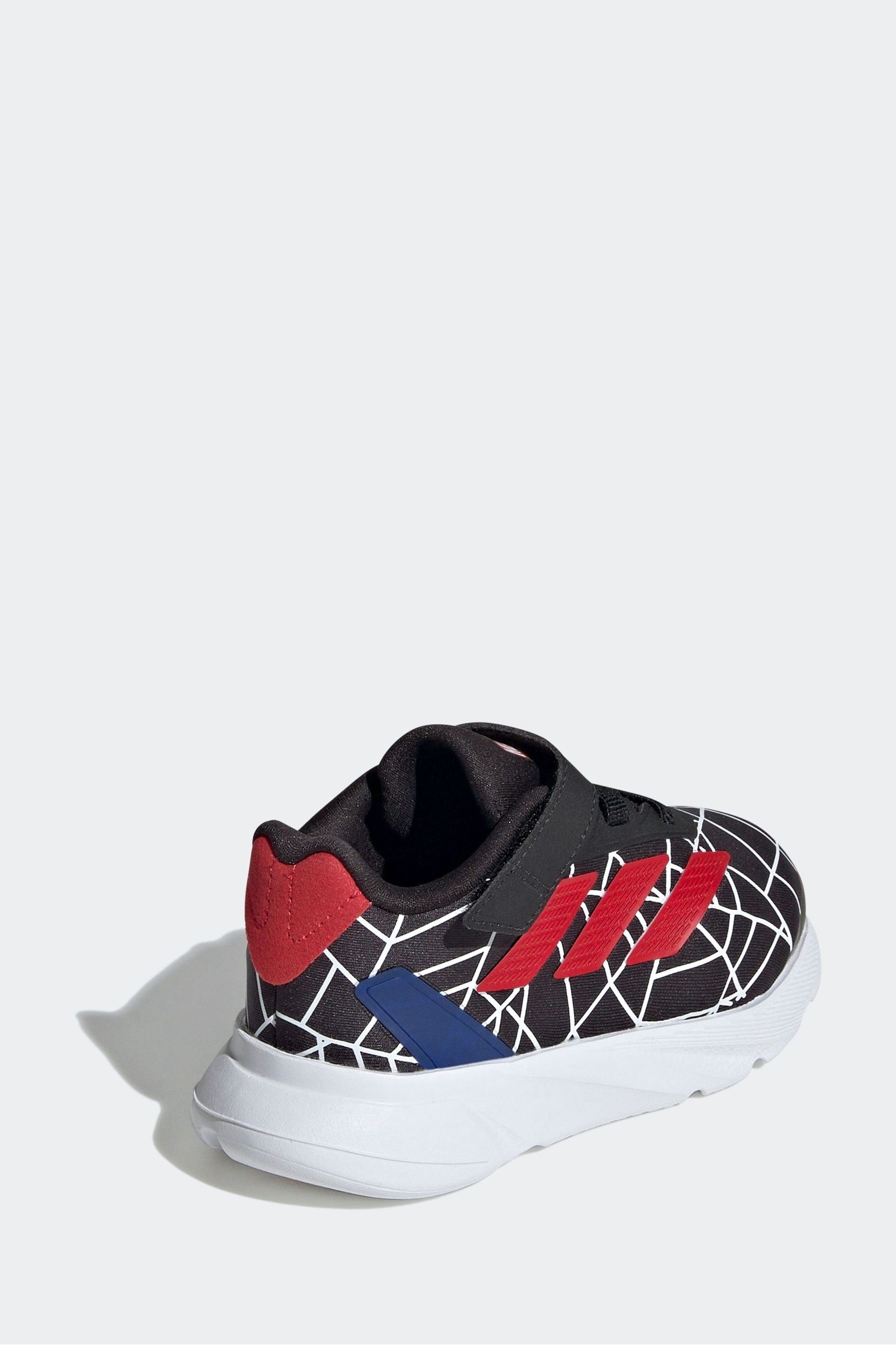 Black adidas Spiderman Marvel Duramo Trainers