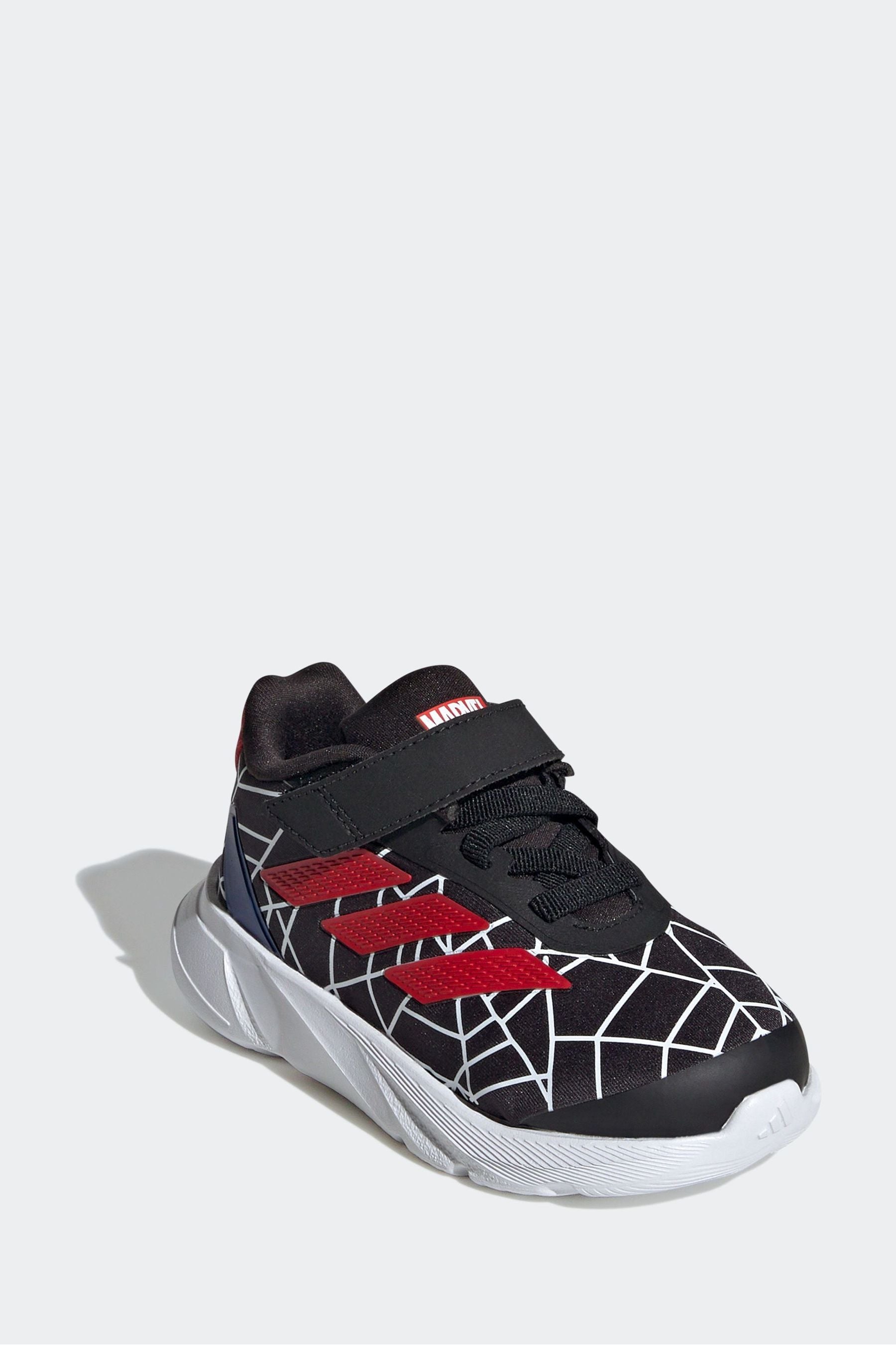 Black adidas Spiderman Marvel Duramo Trainers