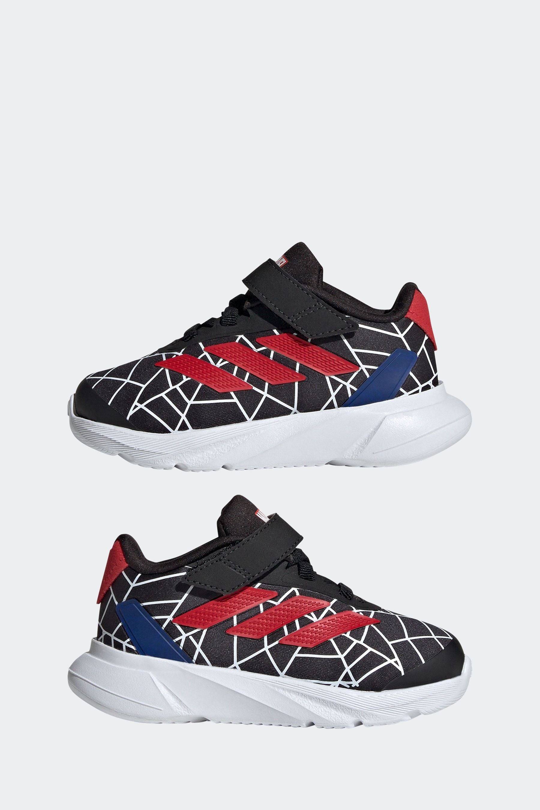 Black adidas Spiderman Marvel Duramo Trainers