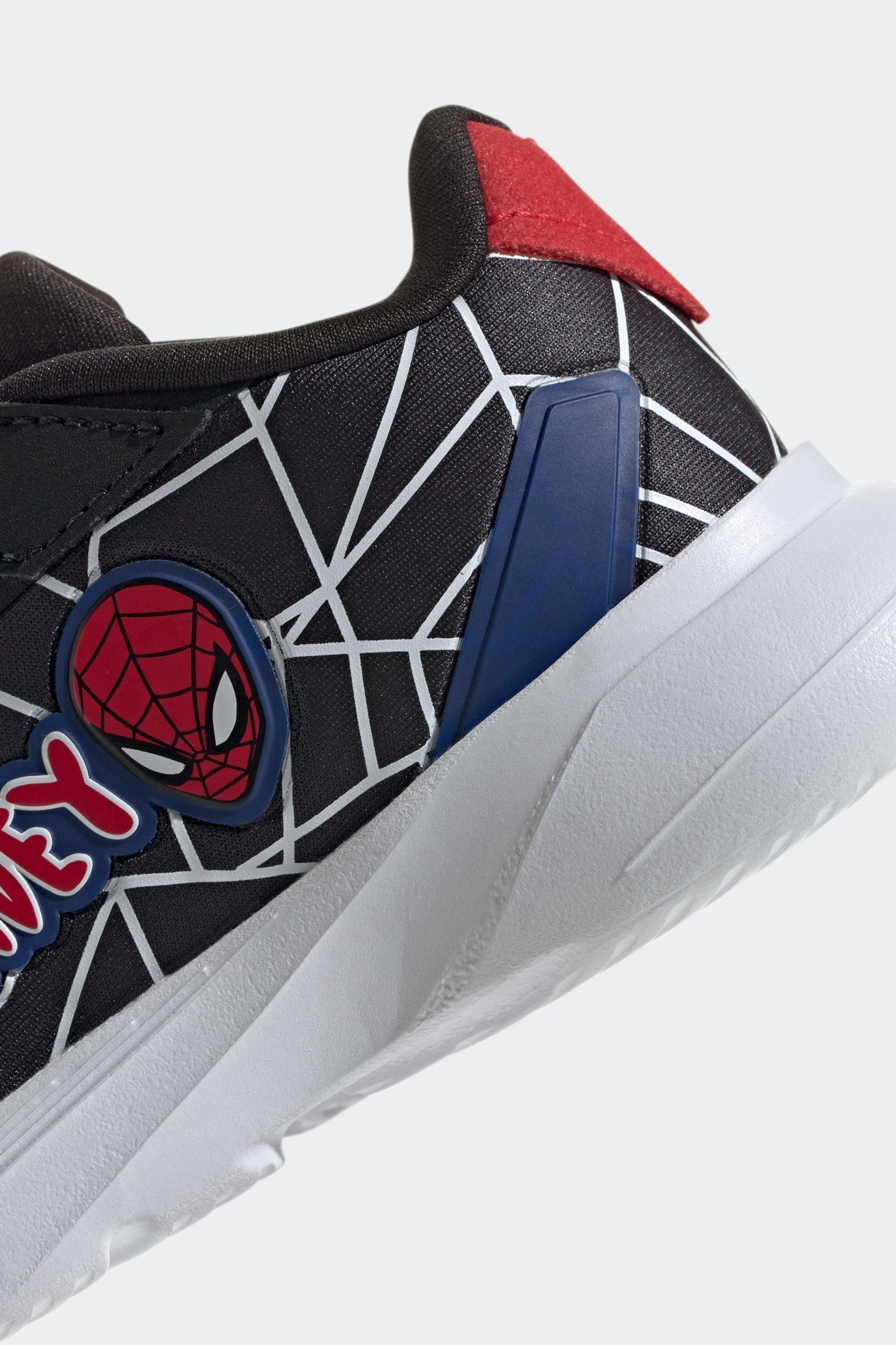 Black adidas Spiderman Marvel Duramo Trainers