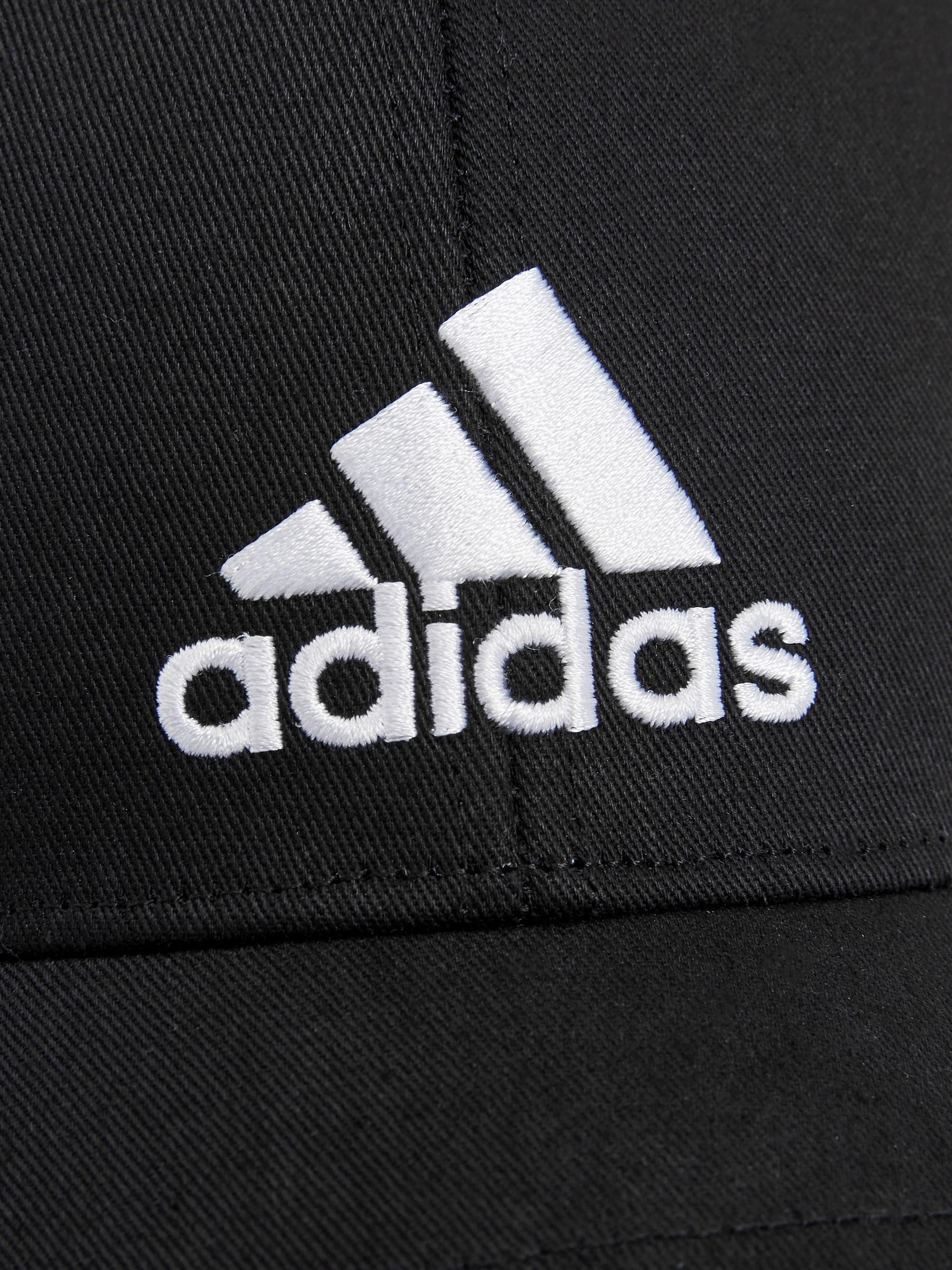 adidas Black Adult 100% Cotton Baseball Cap