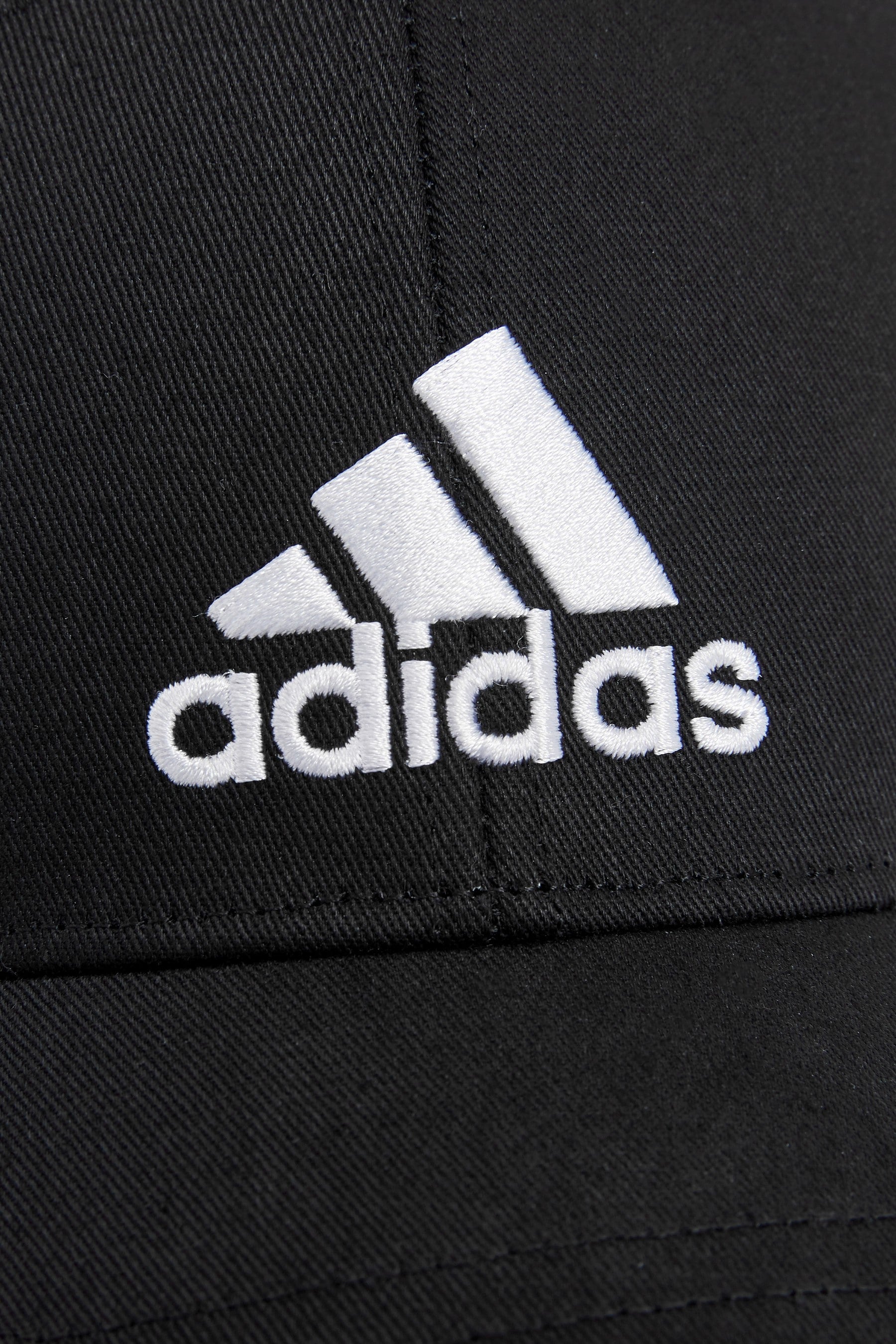 adidas Black Adult 100% Cotton Baseball Cap