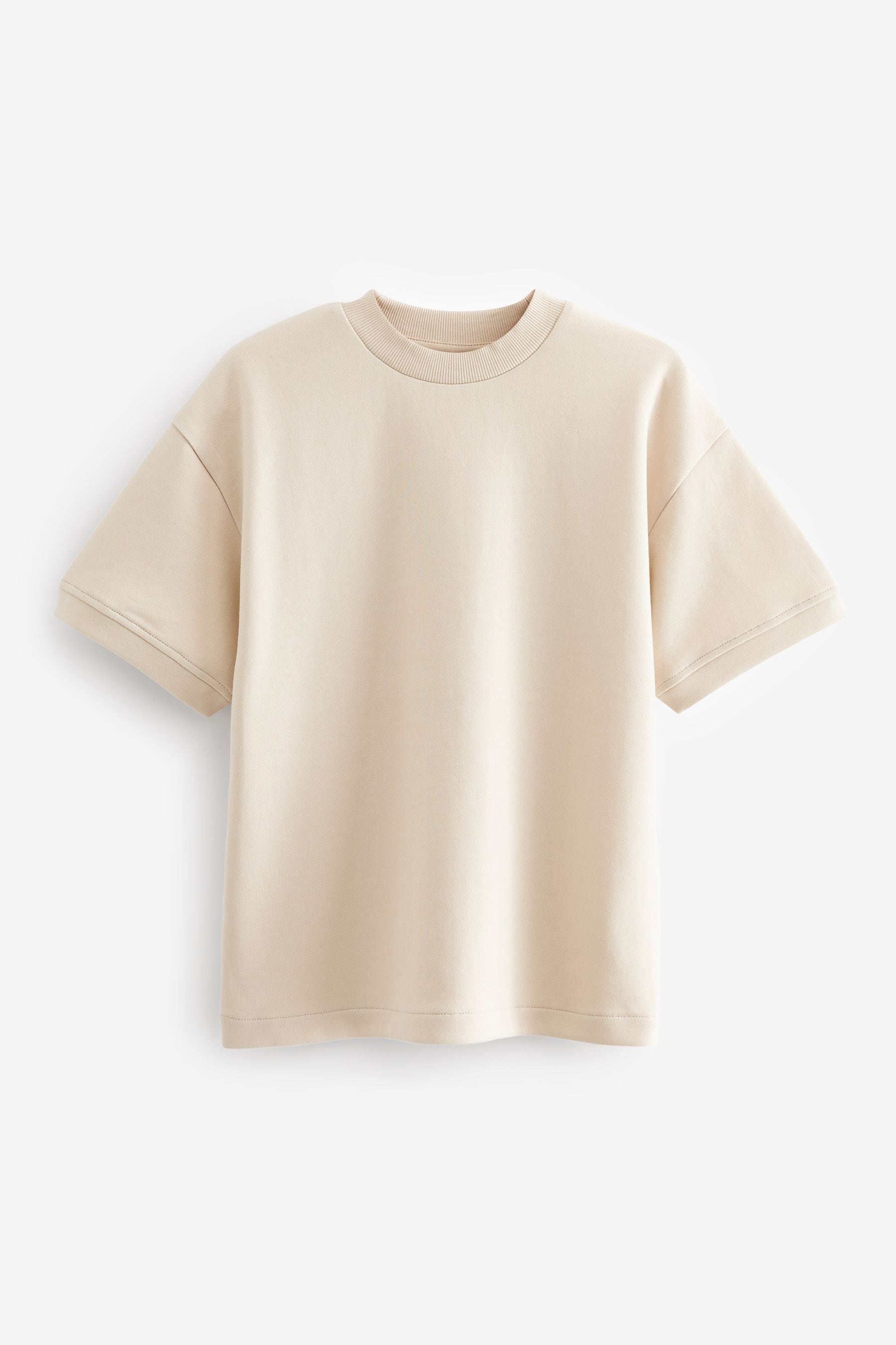 Natural Relaxed Fit Heavyweight T-Shirt (3-16yrs)