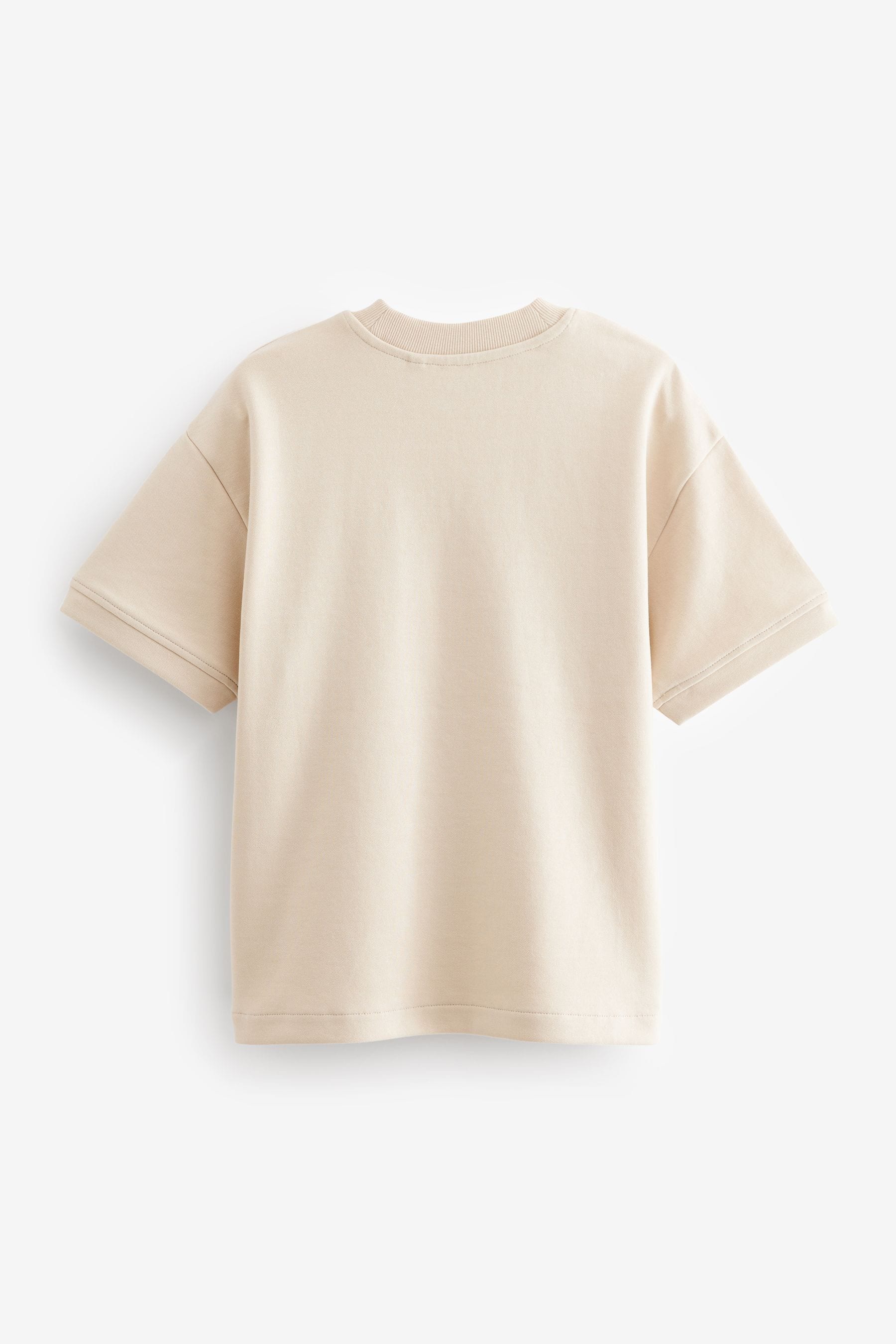 Natural Relaxed Fit Heavyweight T-Shirt (3-16yrs)