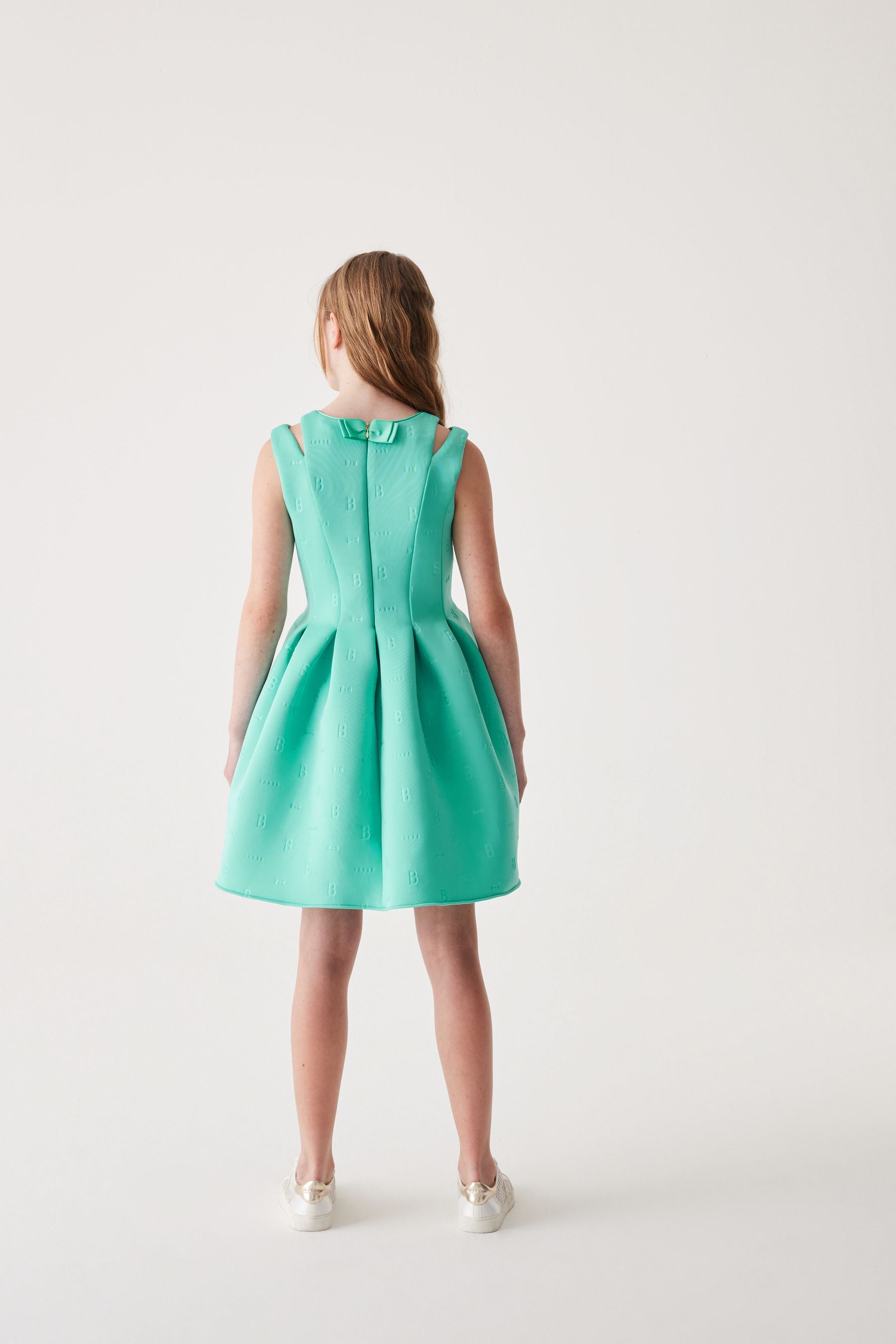 Baker by Ted Baker Mint Green Embossed Scuba Dress