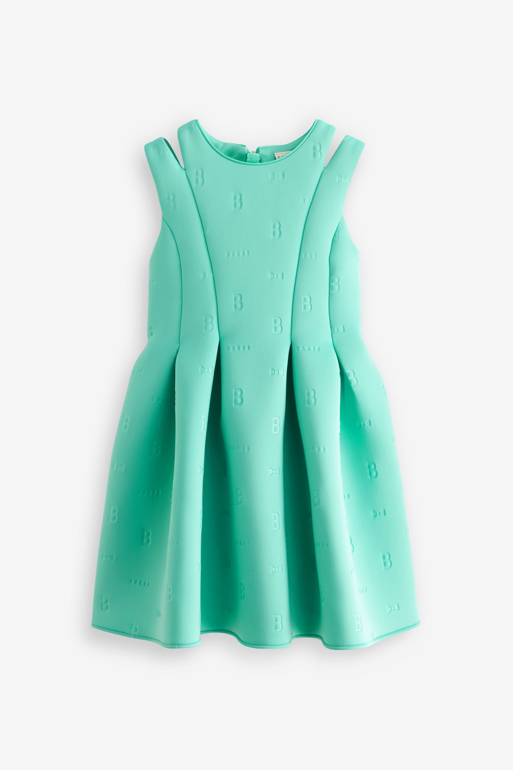 Baker by Ted Baker Mint Green Embossed Scuba Dress