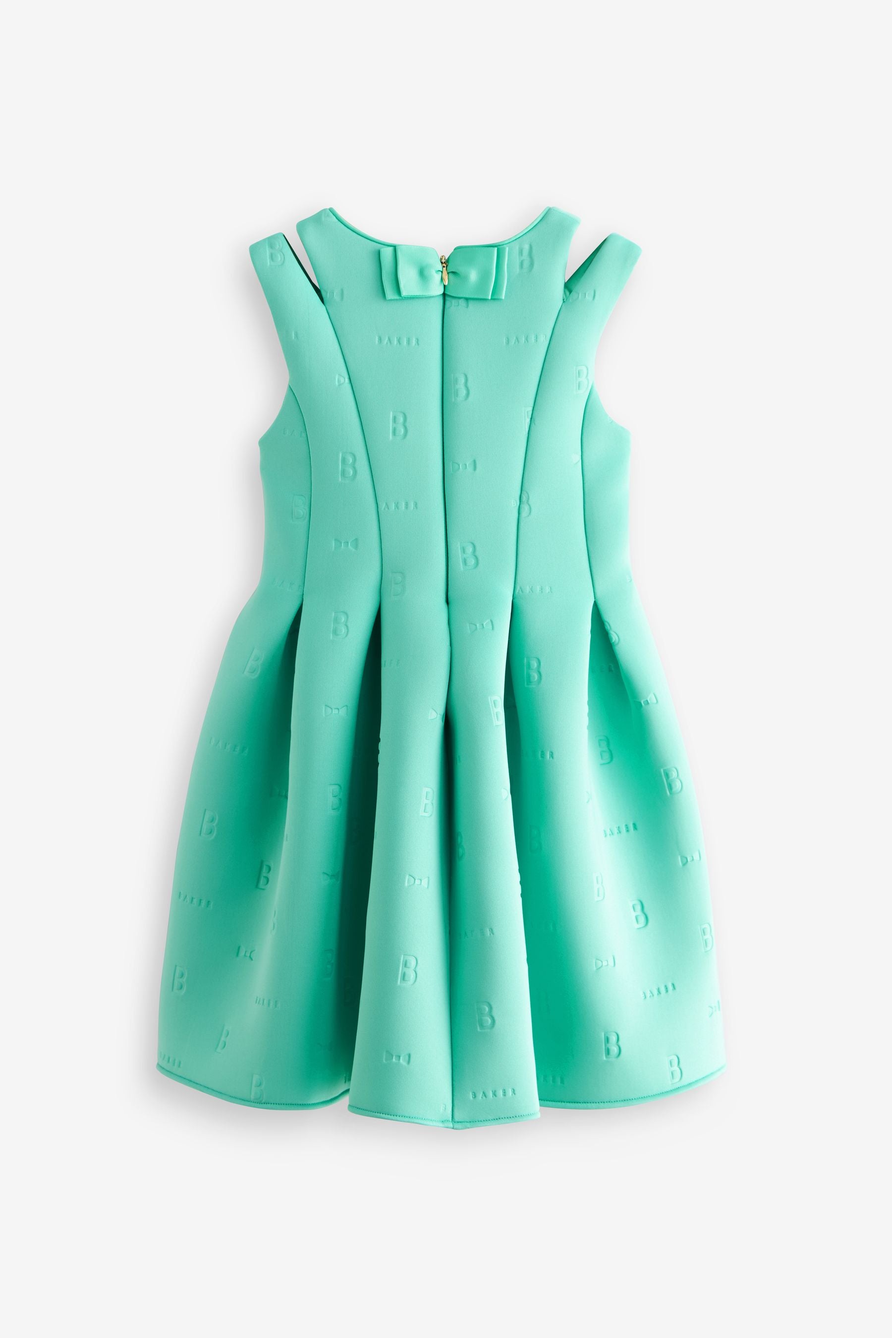 Baker by Ted Baker Mint Green Embossed Scuba Dress