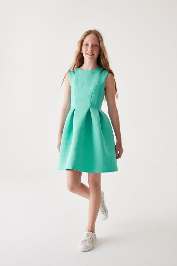 Baker by Ted Baker Mint Green Embossed Scuba Dress