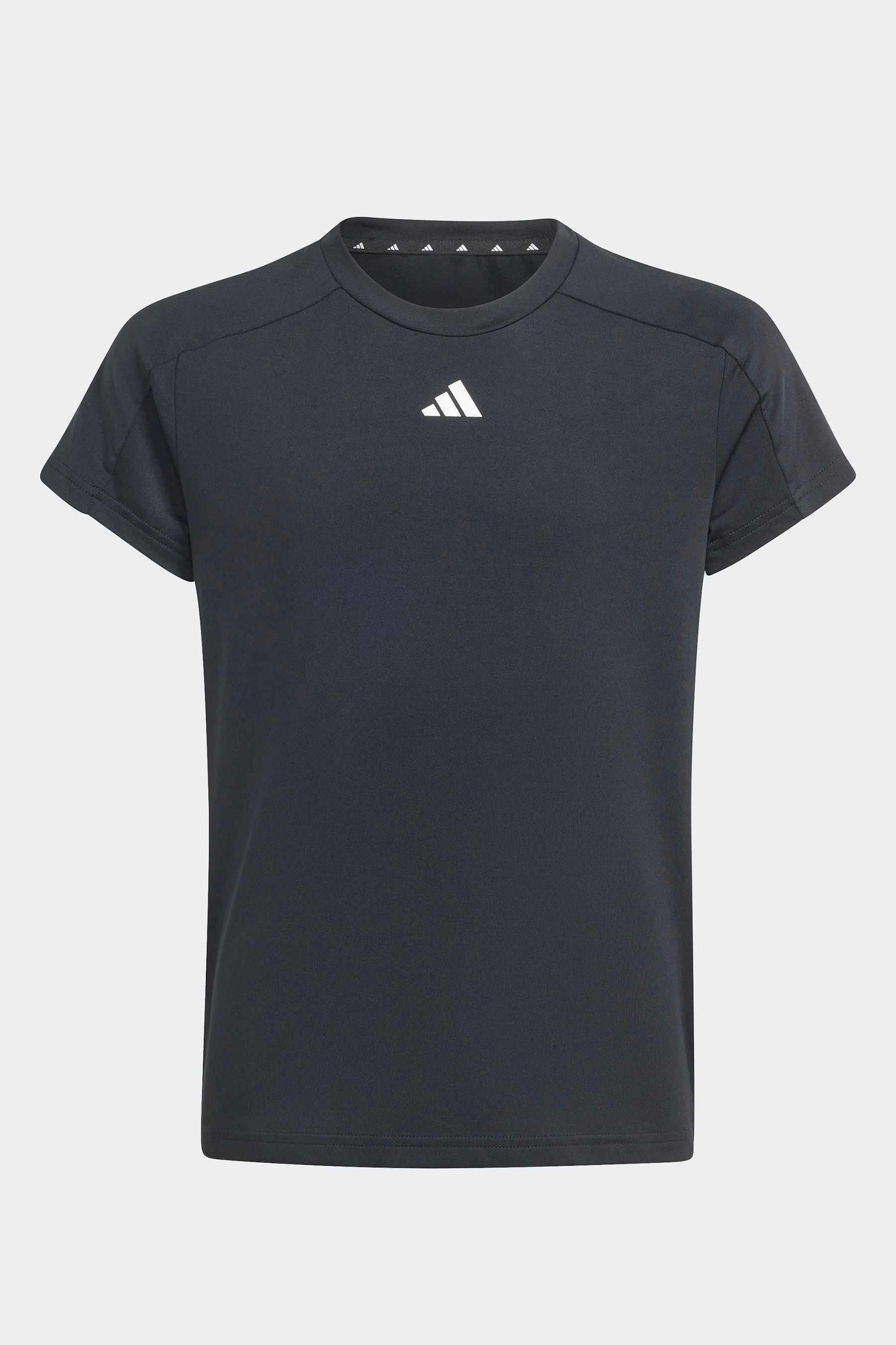 adidas Black Kids Train Essentials T-Shirt and Shorts Set