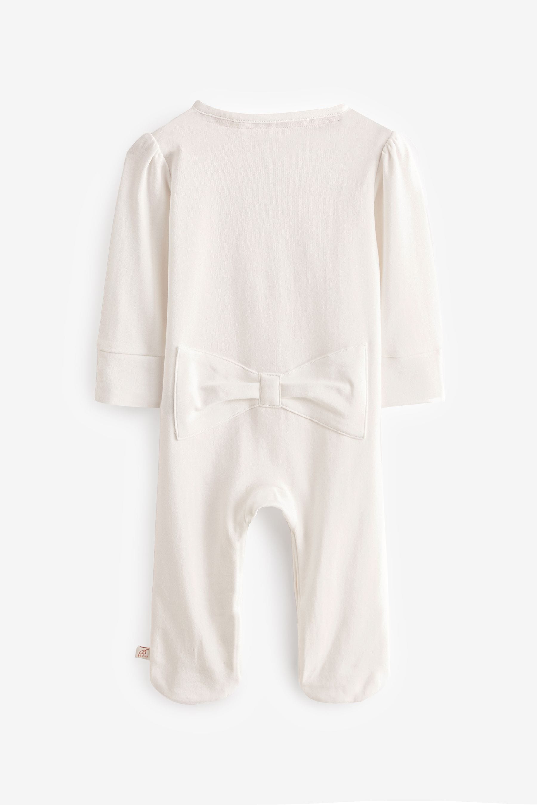 White Baker by Ted Baker Bow Sleepsuit And Hat Set