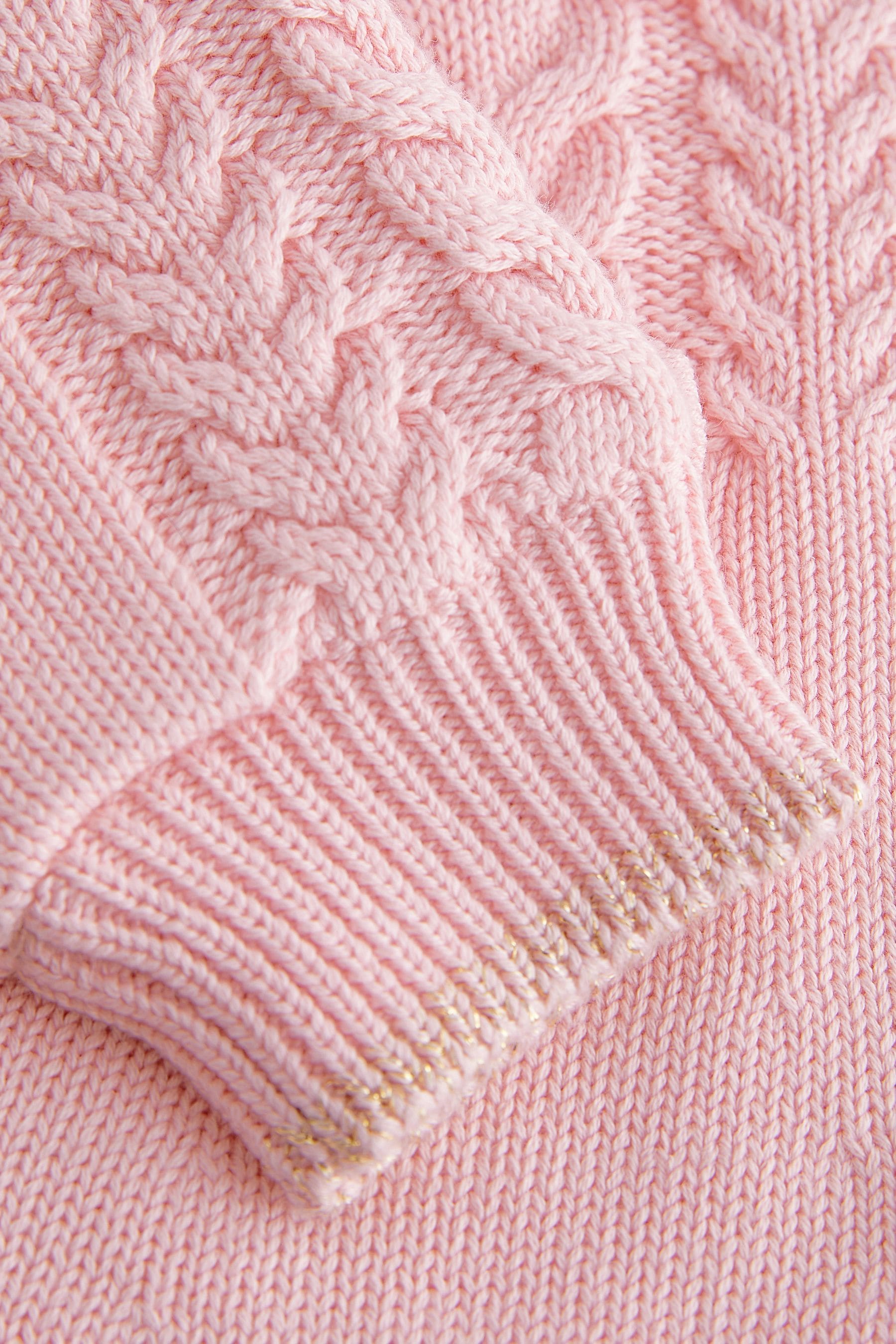 Pink Baker by Ted Baker Cream Knitted Coatigan