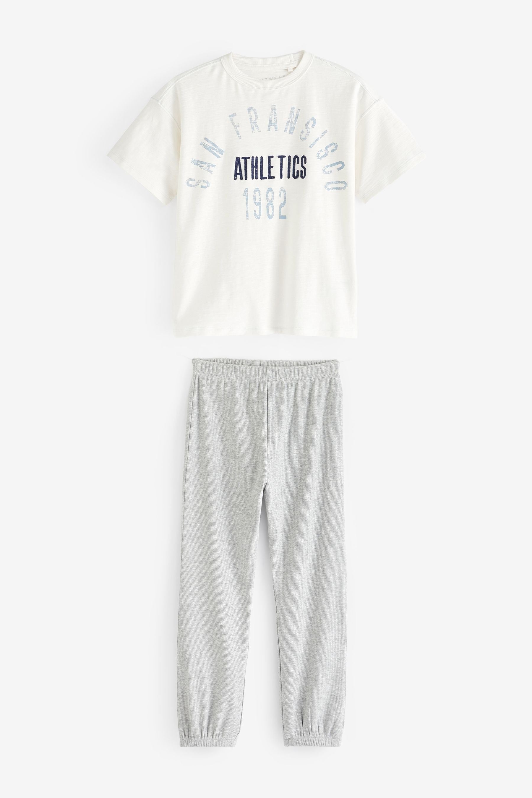 Blue/ White/ Grey Joggers Pyjamas 3 Pack (3-16yrs)