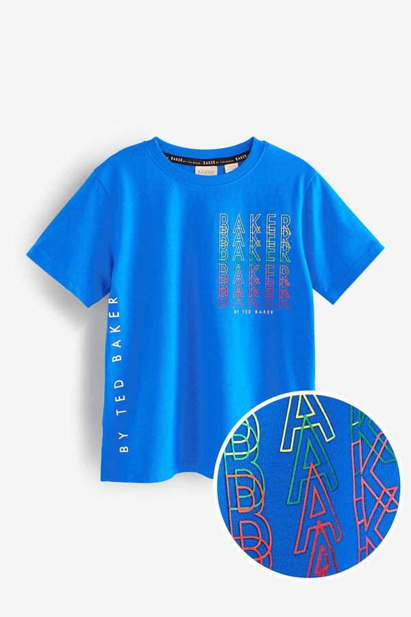 Baker by Ted Baker Blue Graphic T-Shirt