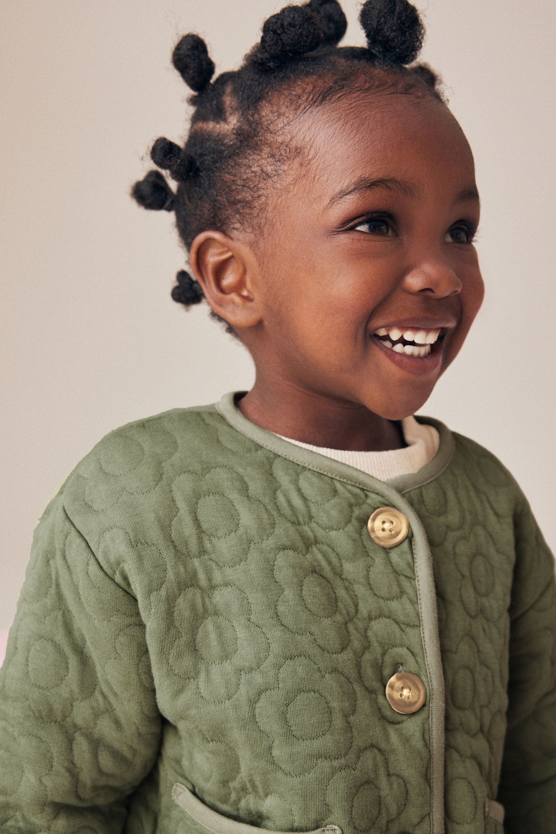 Green Quilted Jacket (3mths-7yrs)