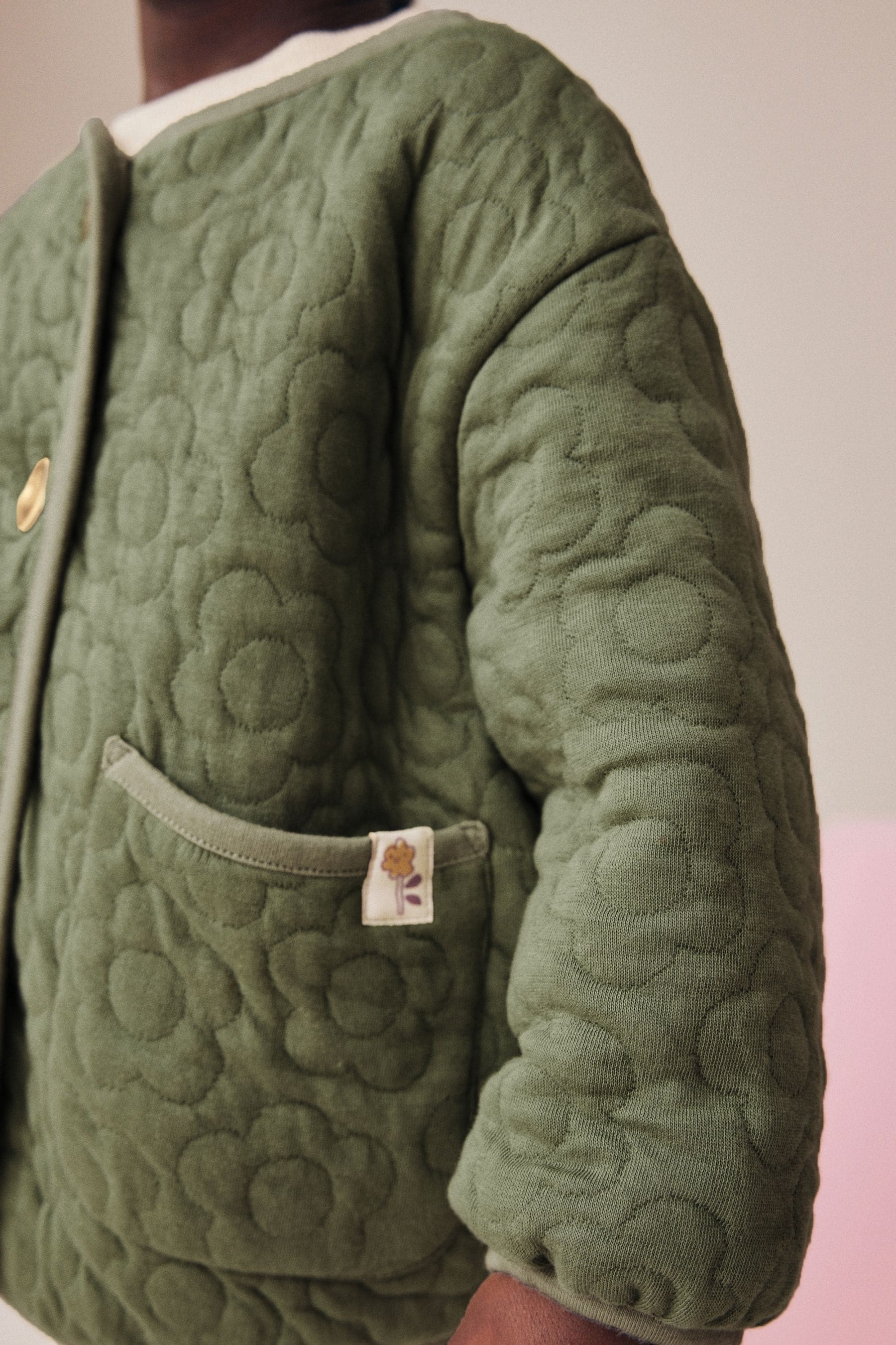 Green Quilted Jacket (3mths-7yrs)