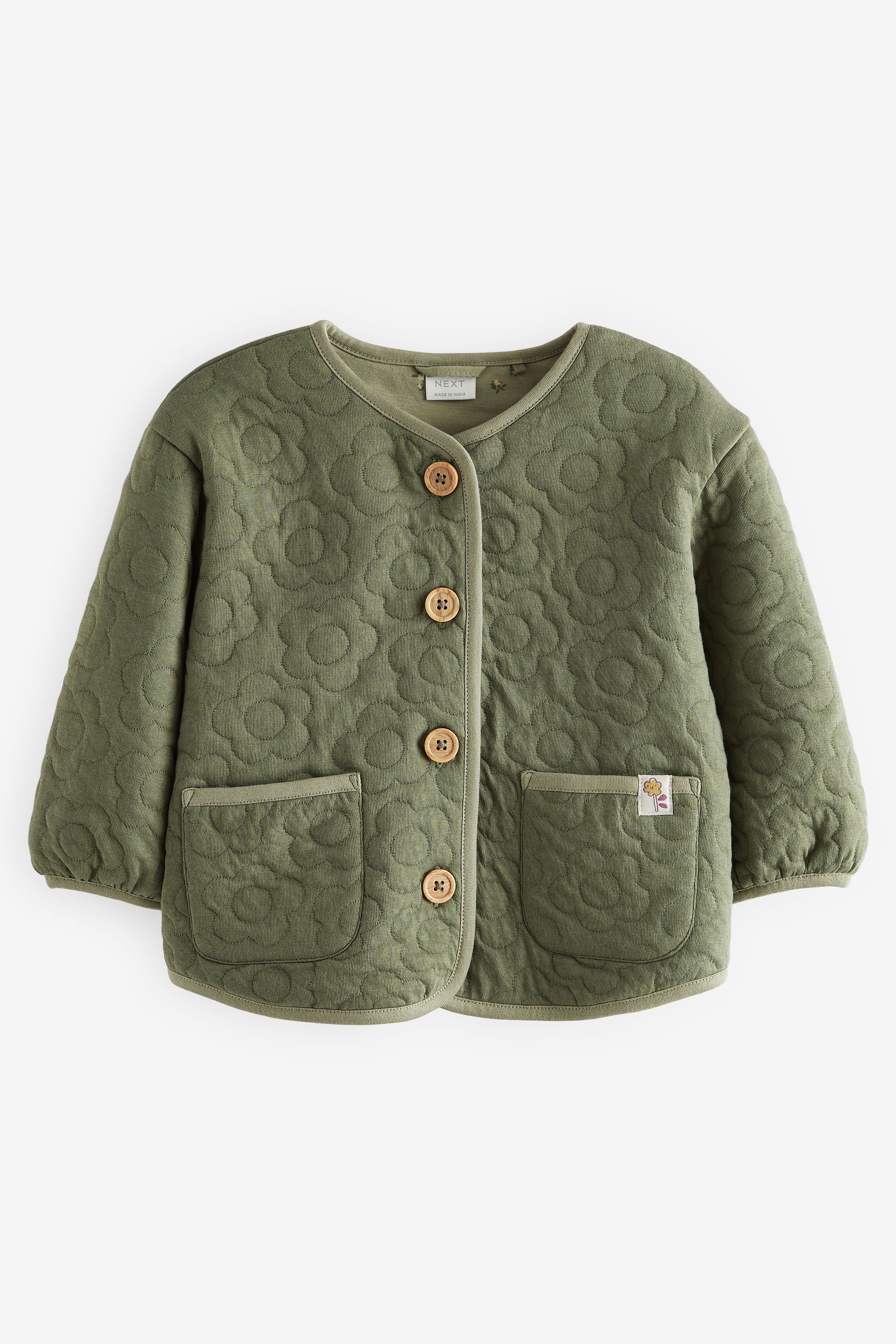 Green Quilted Jacket (3mths-7yrs)