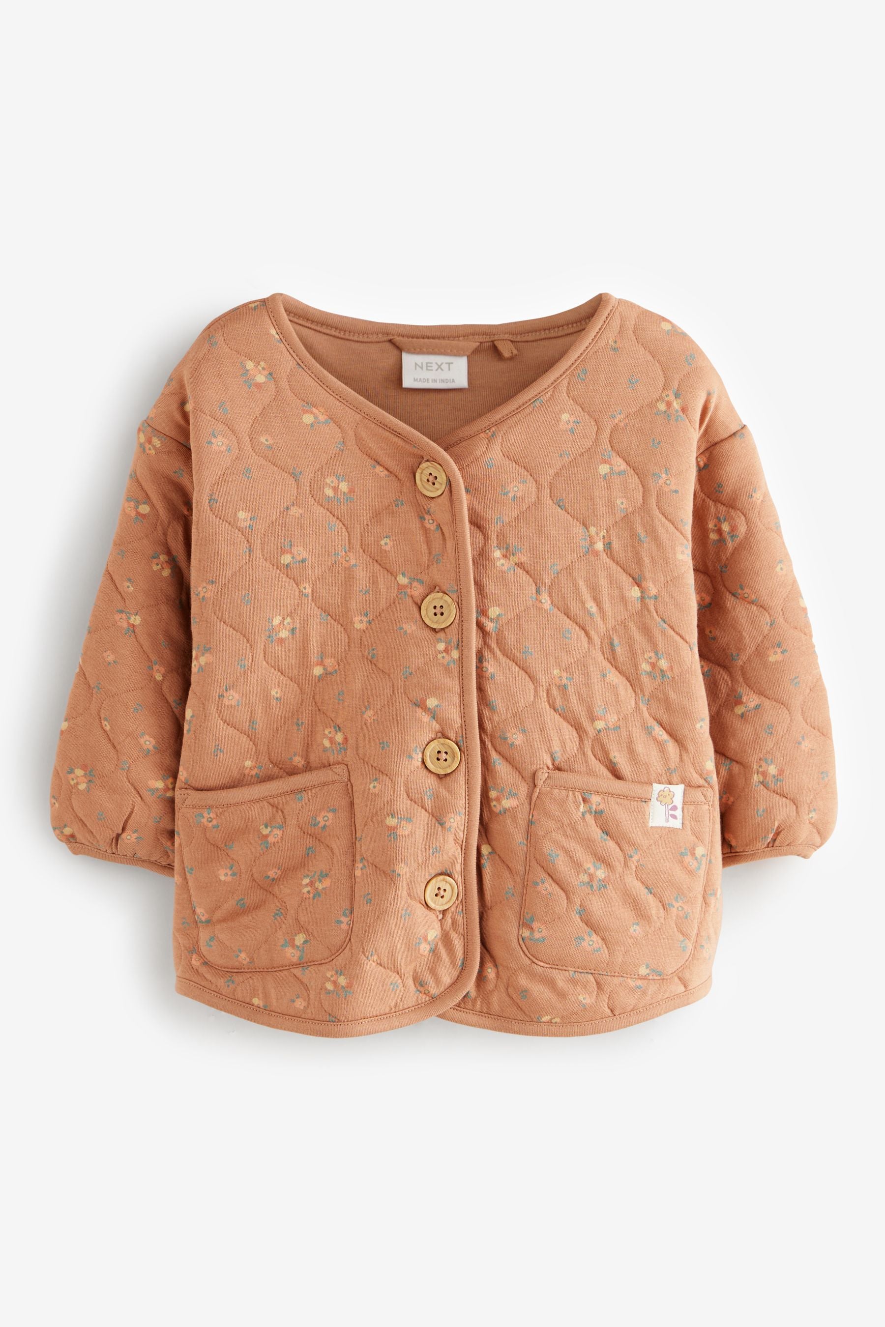 Brown Quilted Jacket (3mths-7yrs)