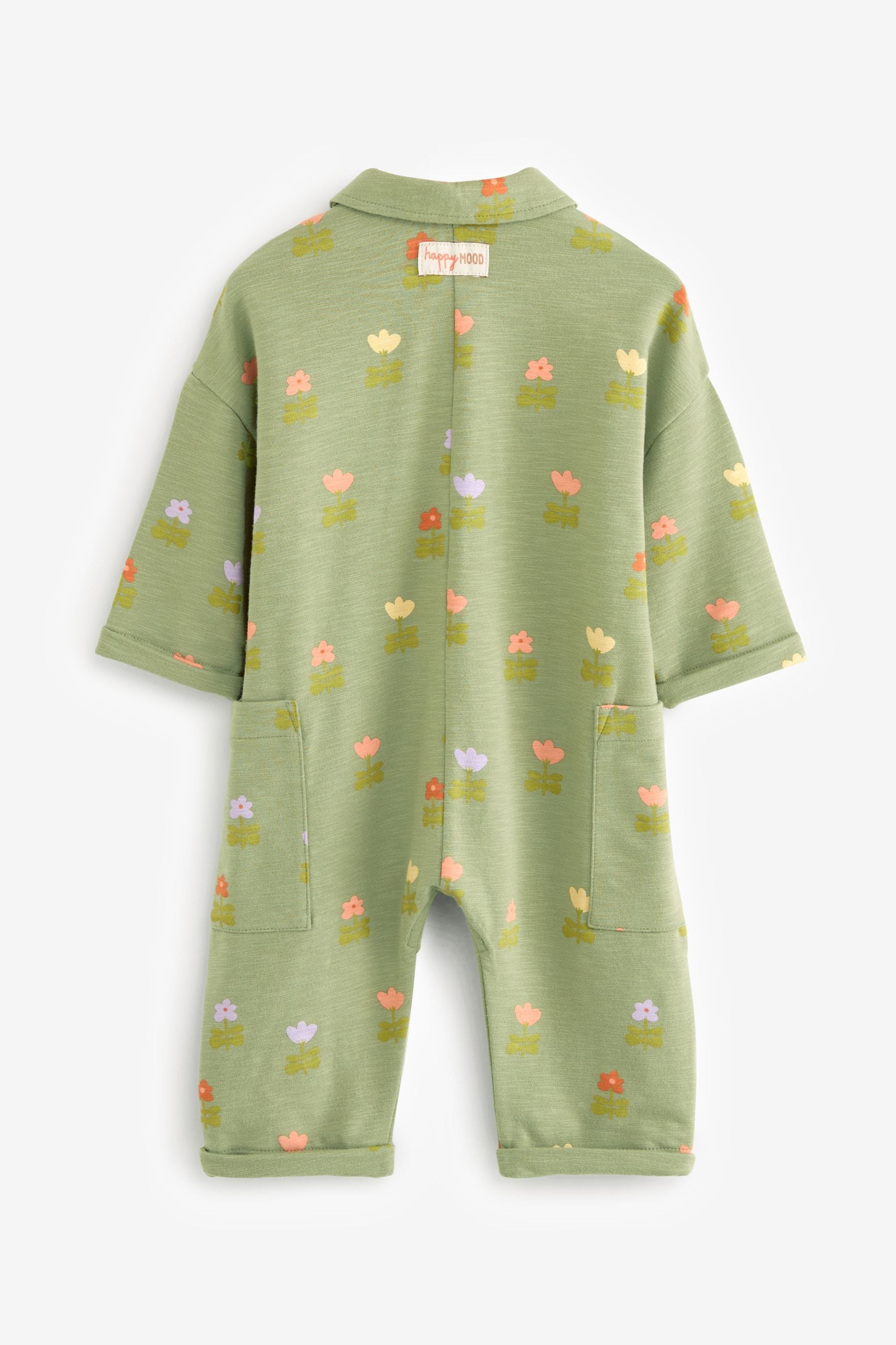 Green Long Sleeve Jumpsuit (3mths-7yrs)