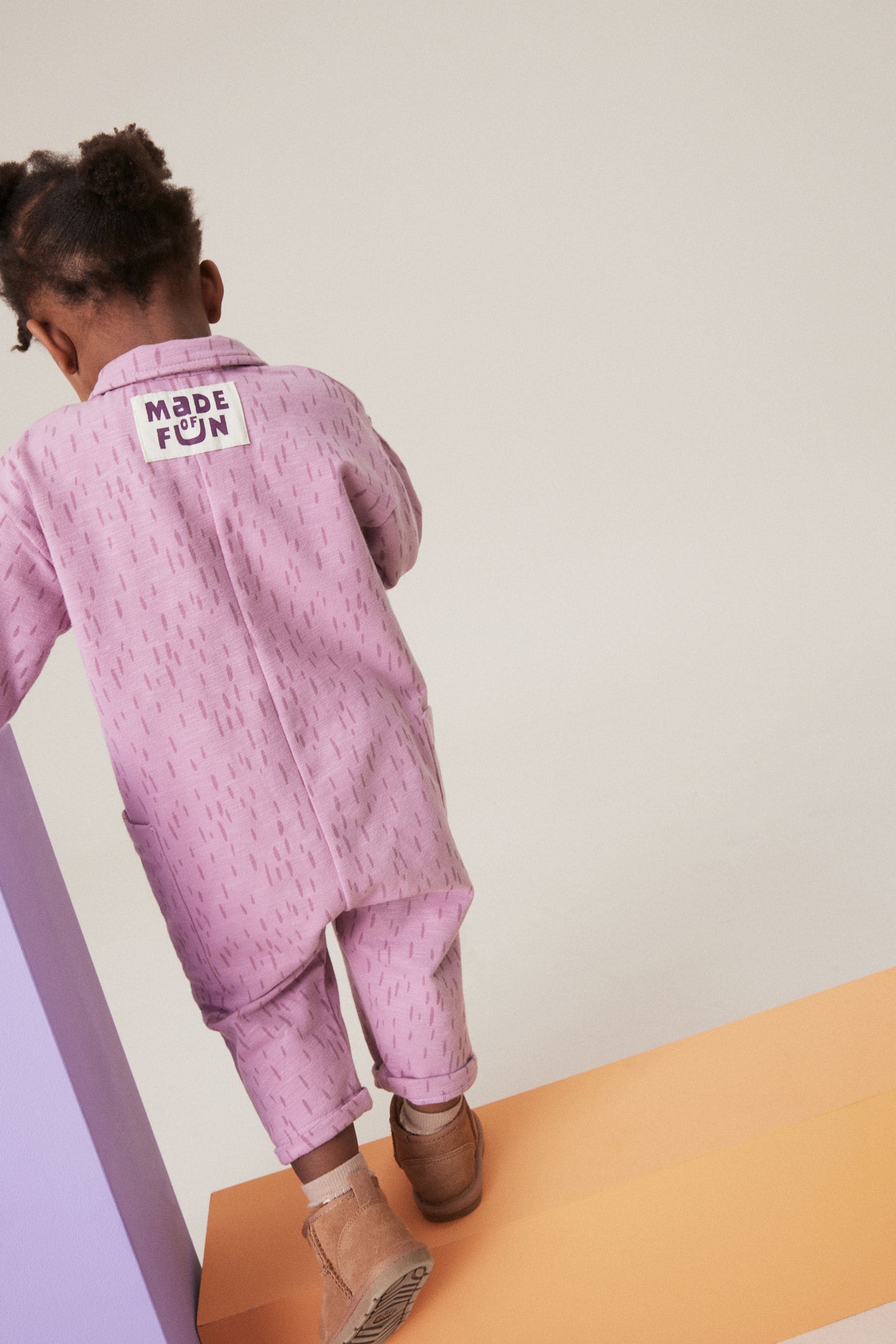 Purple Long Sleeve Jumpsuit (3mths-7yrs)