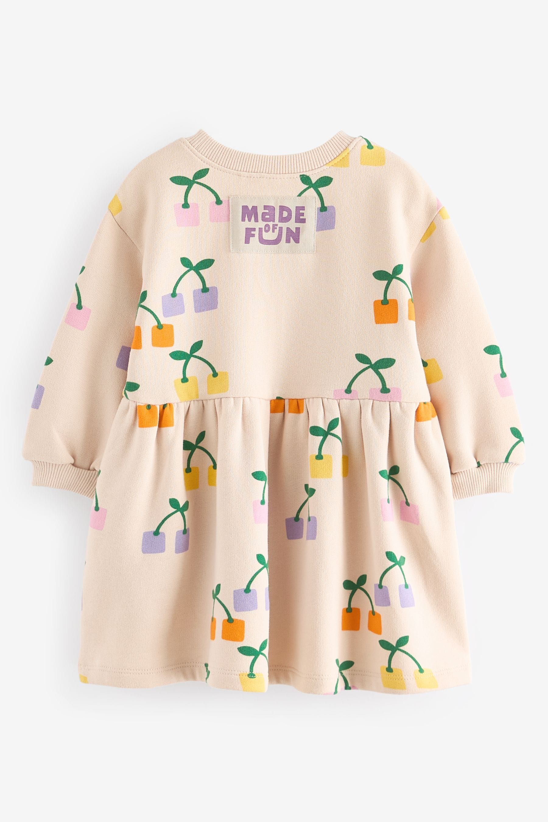 Multi Long Sleeve Sweat Dress (3mths-7yrs)