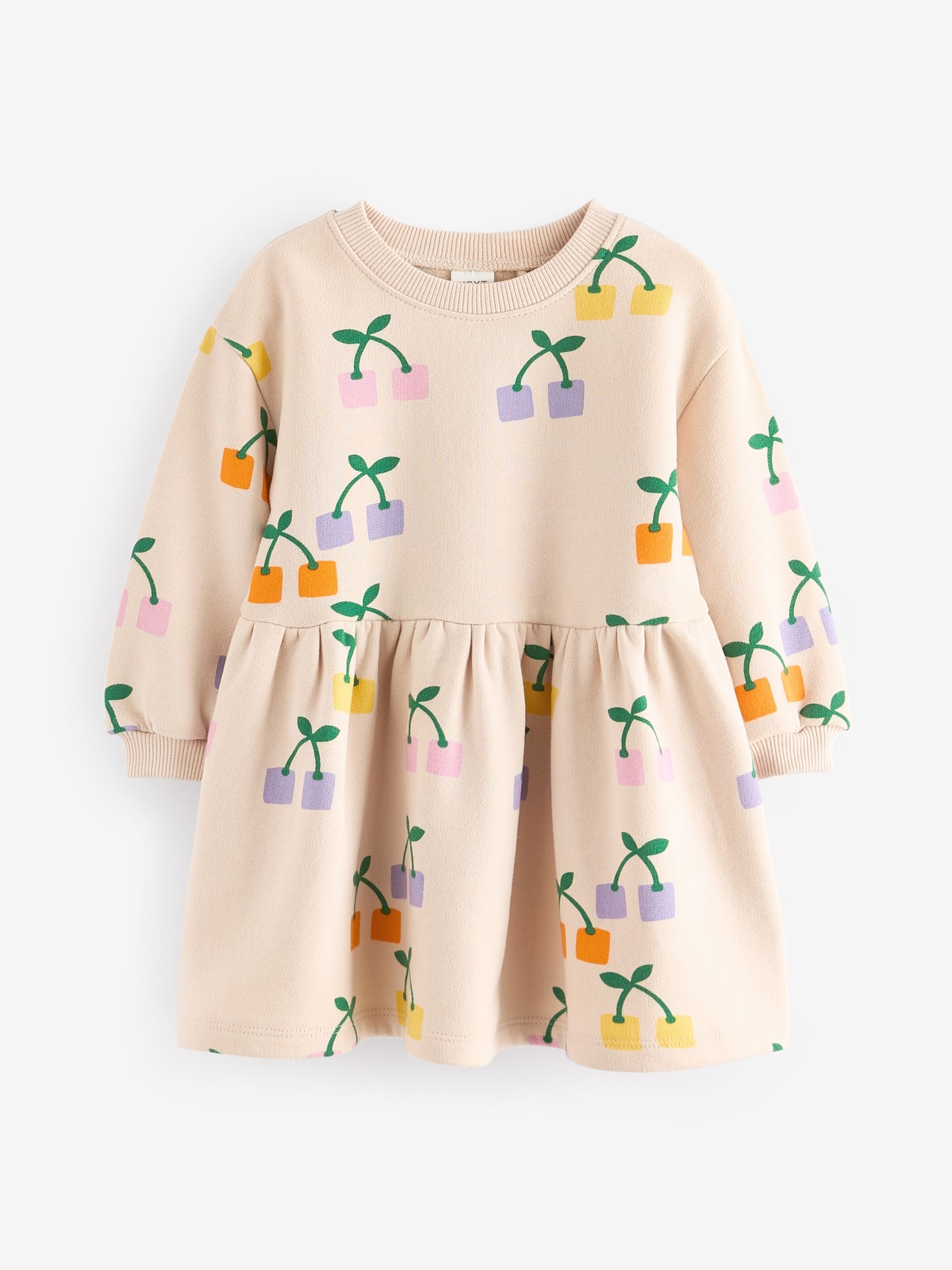 Multi Long Sleeve Jumper Dress (3mths-7yrs)